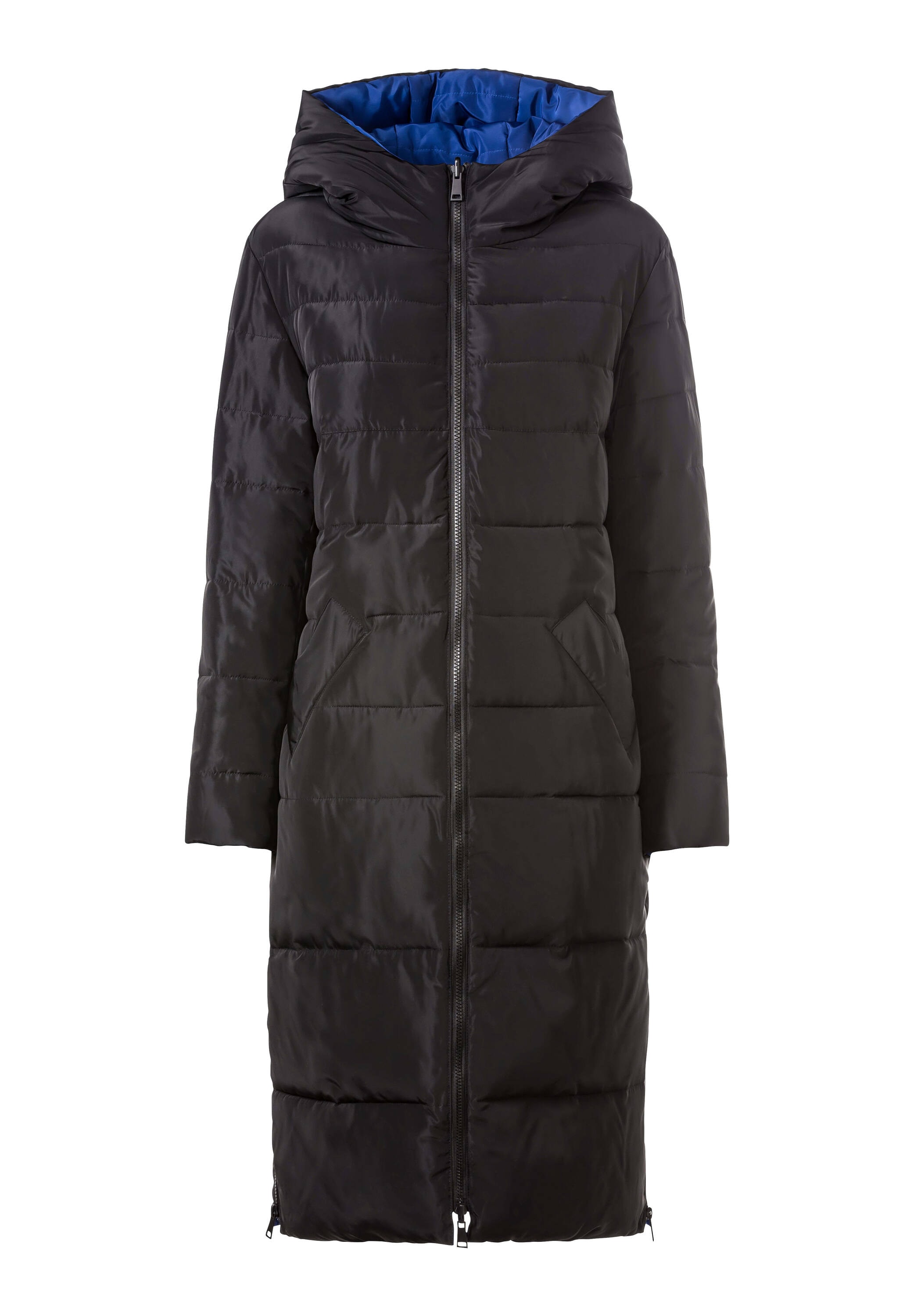 heine Langjacke »Wende-Mantel Steppmantel mit Wende-Funktion« mit Kapuze