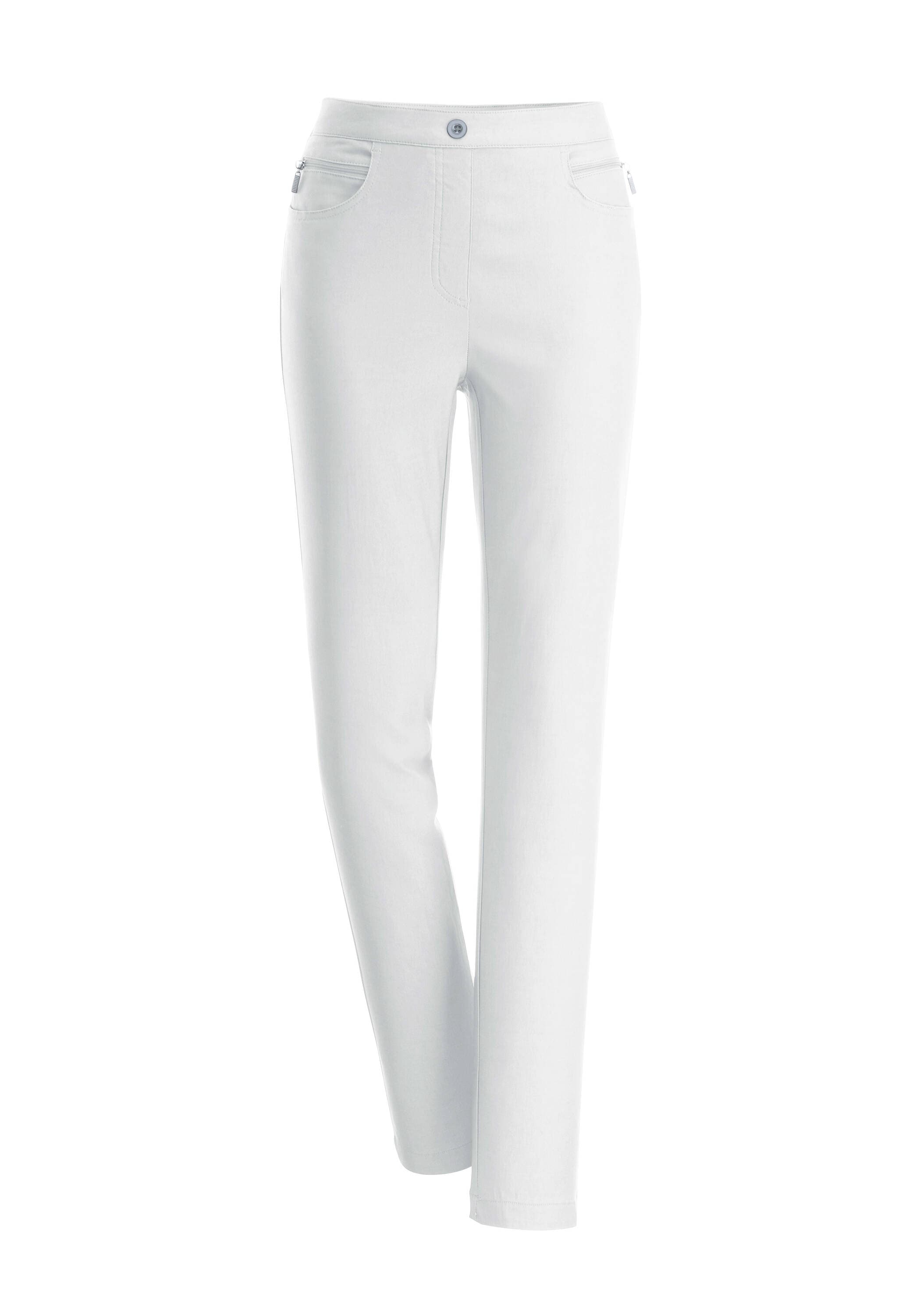 Sieh an! Stoffhose »Hose Bengalinhose mit Zierreißverschlüssen«