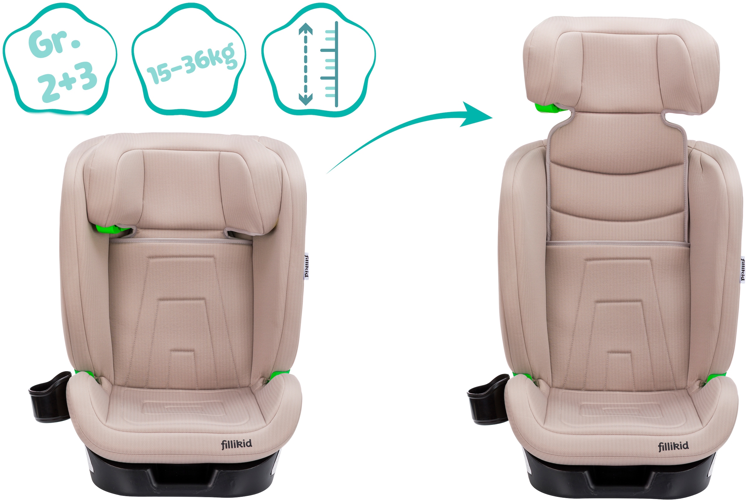 Fillikid Autokindersitz »Elli Pro Isofix i-size«