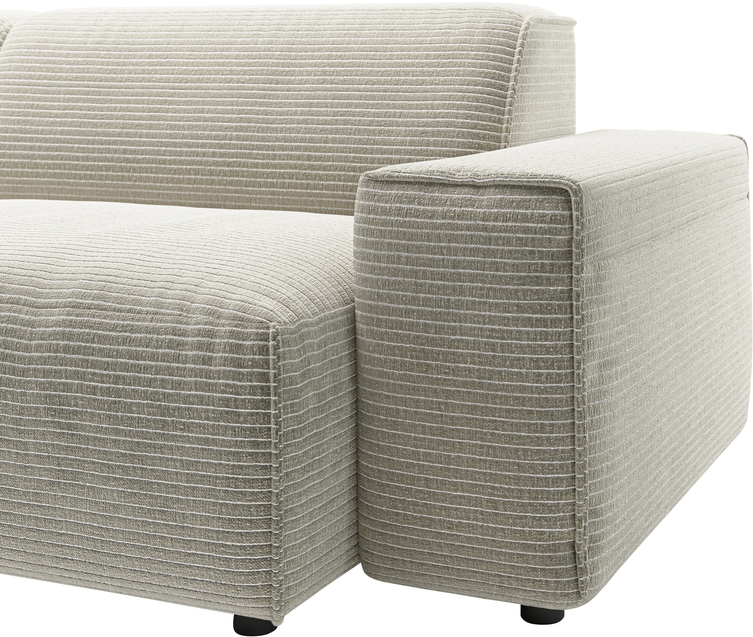 andas Ecksofa »Glimminge L-Form auch in Breitcord, Feincord + Easy care-Bezug,«, Breite 234, Zierkissen