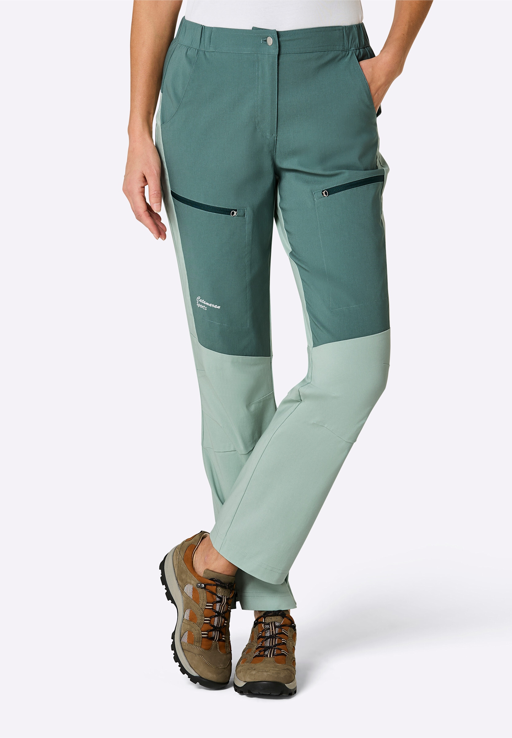 Witt Trainingshose »Wanderhose Outdoorhose mit Reißverschluss am Saum«