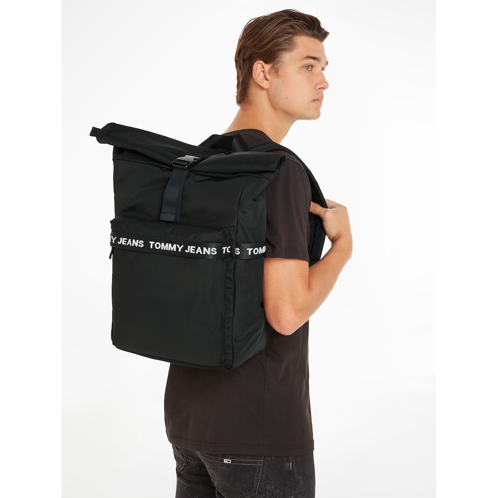 Tommy Jeans Cityrucksack »TJM ESSENTIAL ROLLTOP BP«, mit gepolstertem Rücken