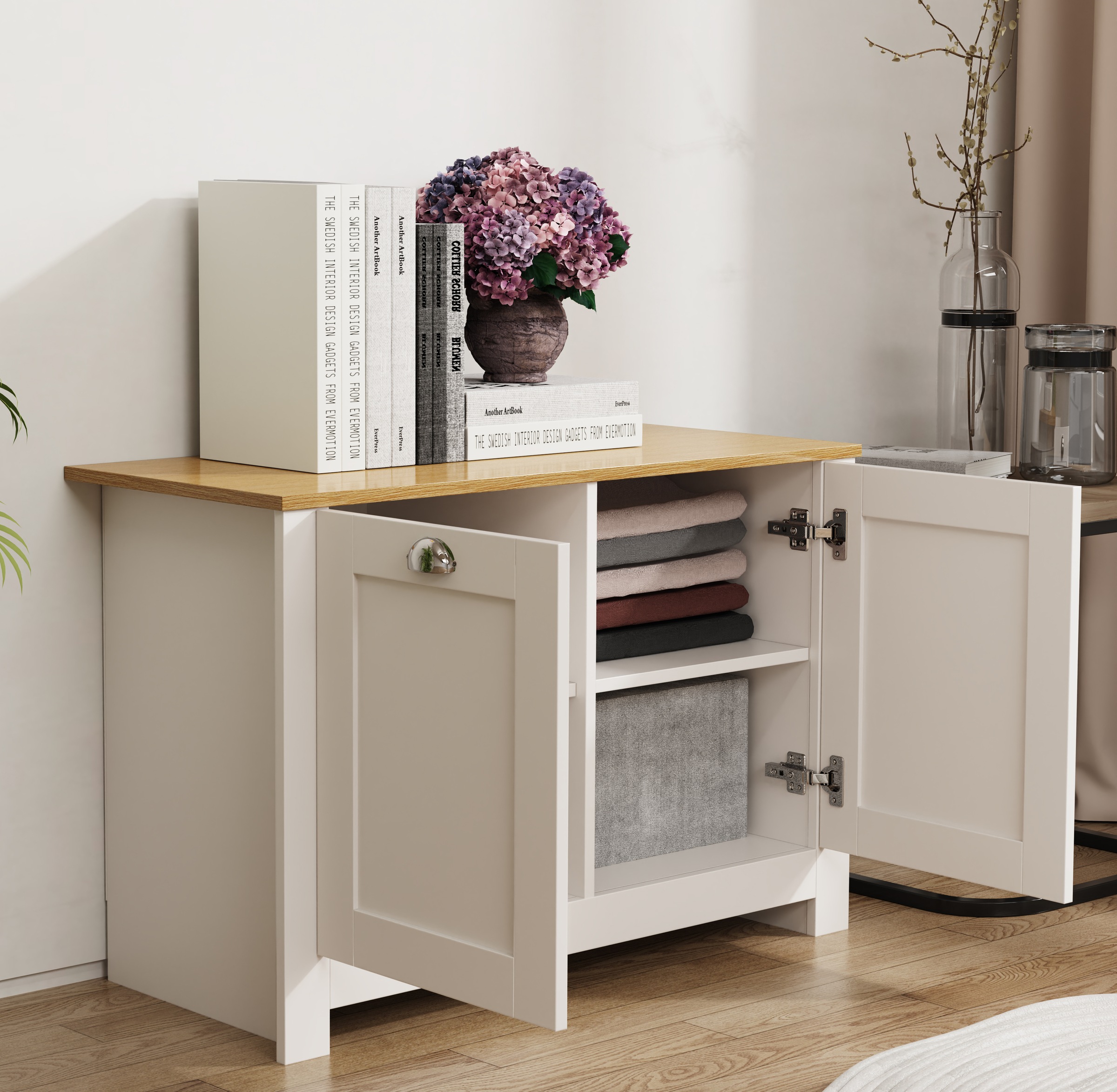 VCM Kommode »Kommode Sideboard Büro Badmöbel Balusa XL«