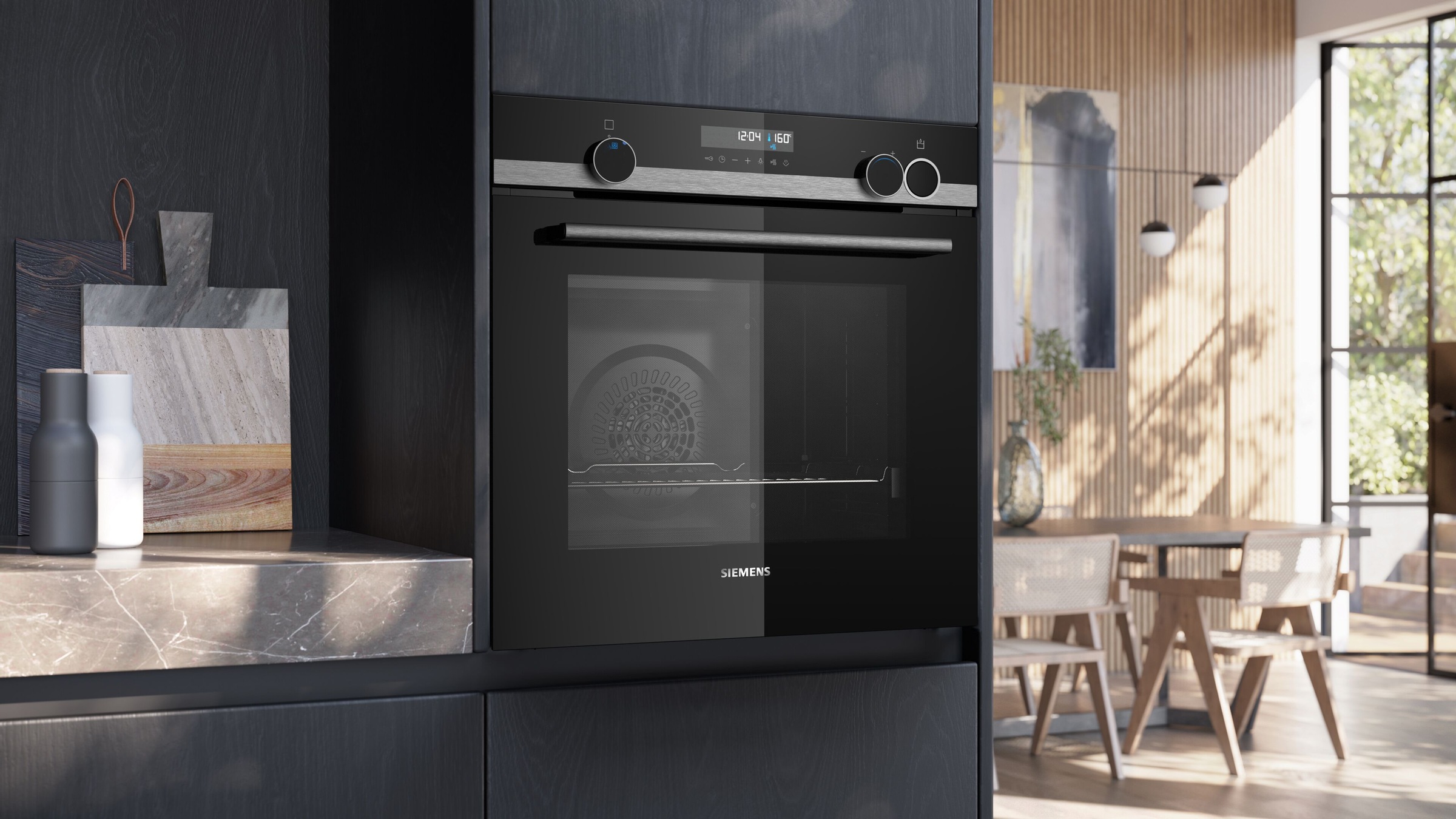 SIEMENS Pyrolyse Backofen iQ500 »HR578GFS7F«, mit Teleskopauszug nachrüstbar, Pyrolyse-Selbstreinigung