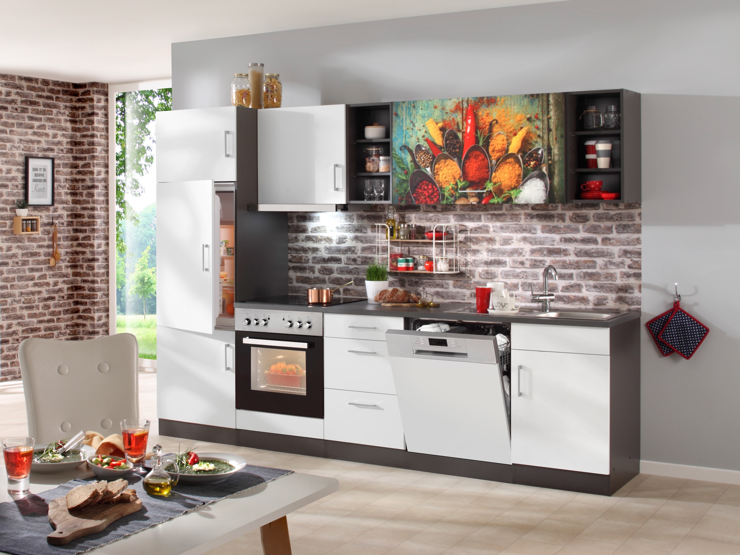 KOCHSTATION Herdumbauschrank »KS-Paris«, Breite 60 cm