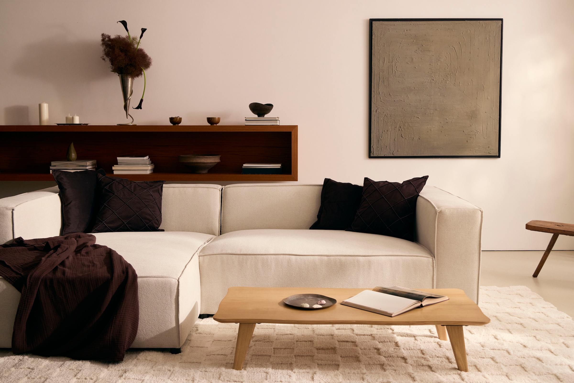 LeGer Home by Lena Gercke Dekokissen »LADINA, 1 Stk, Samt, Stehsaum - Kissenhülle ohne Füllung« Samt, mit Stehsaum, Kissenhülle ohne Füllung, 1 Stück 50 x 50 cm