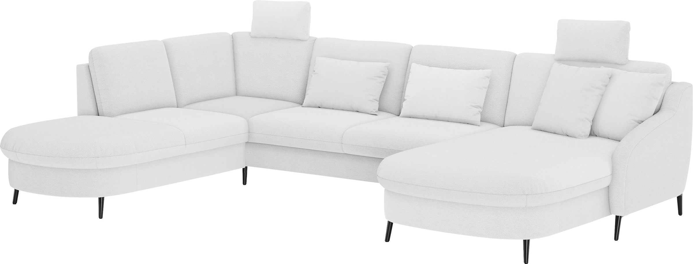 sit&more Wohnlandschaft »Soul U-Form«, wahlweise mit Bettfunktion und Bettkasten oder Schubkasten