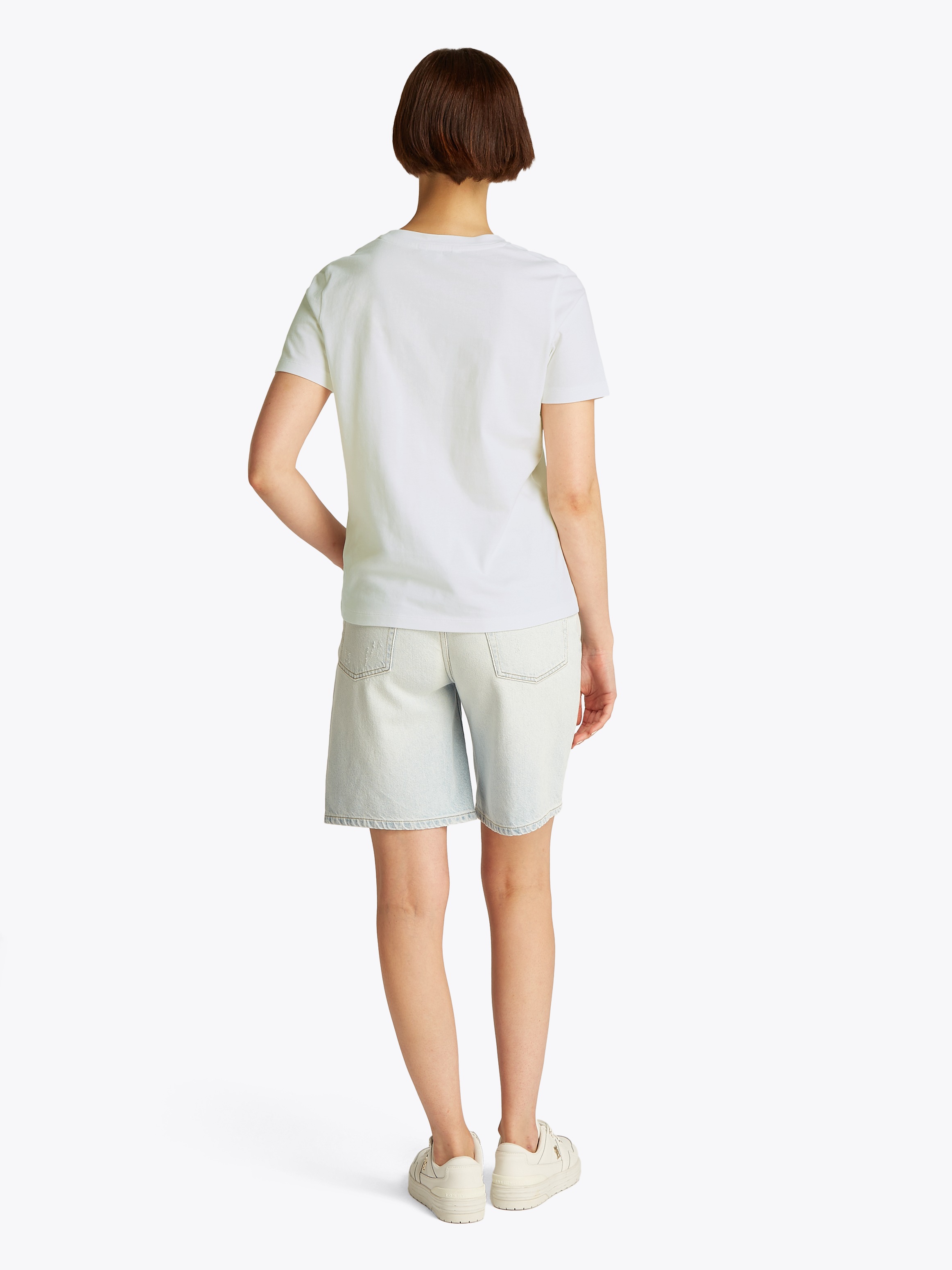 Tommy Hilfiger T-Shirt »REG SCRIPT C-NK TEE SS«, mit Logo-Schriftzug