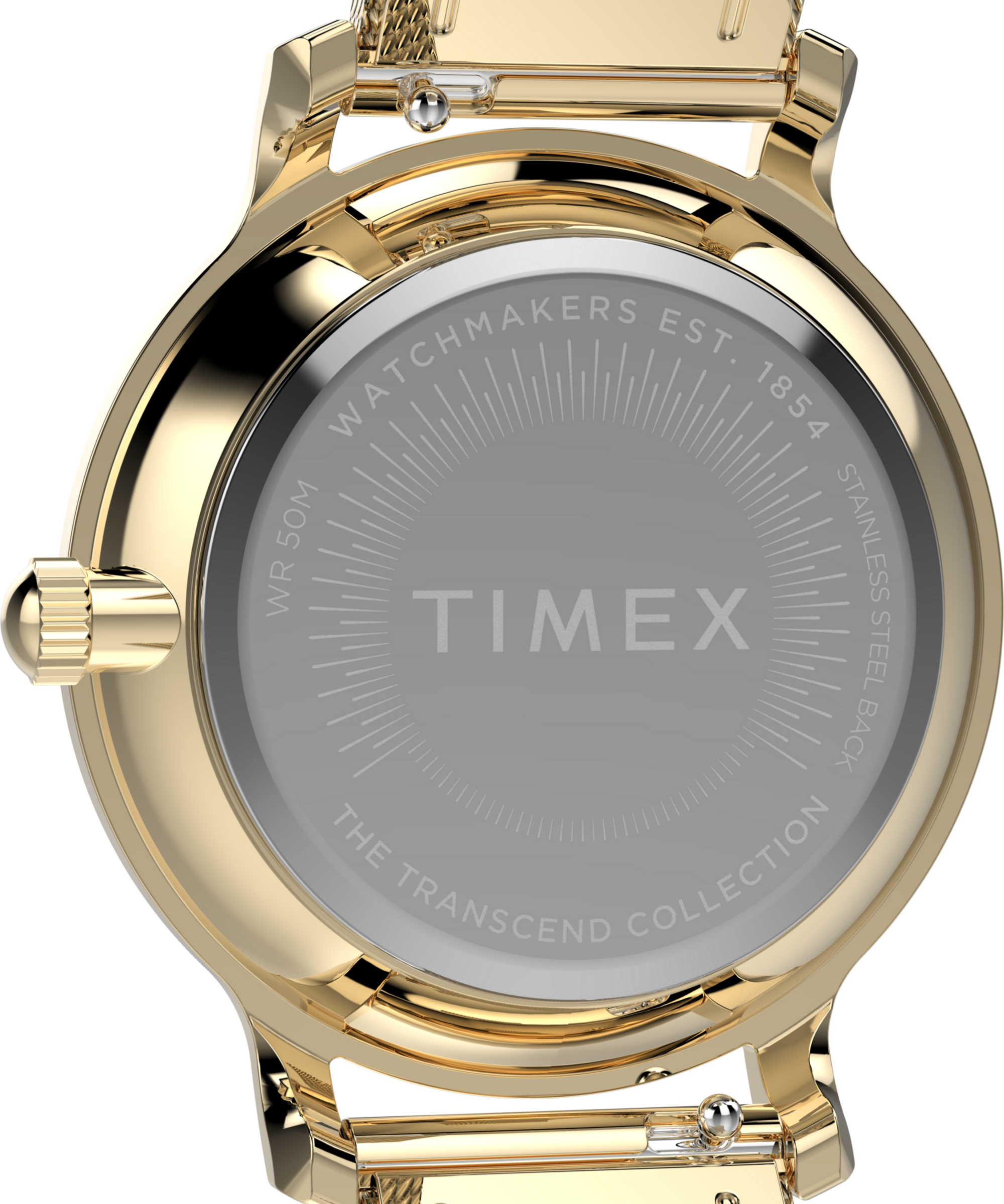 Timex Quarzuhr »TRANSCEND« Armbanduhr, Damenuhr, Edelstahlarmband, analog