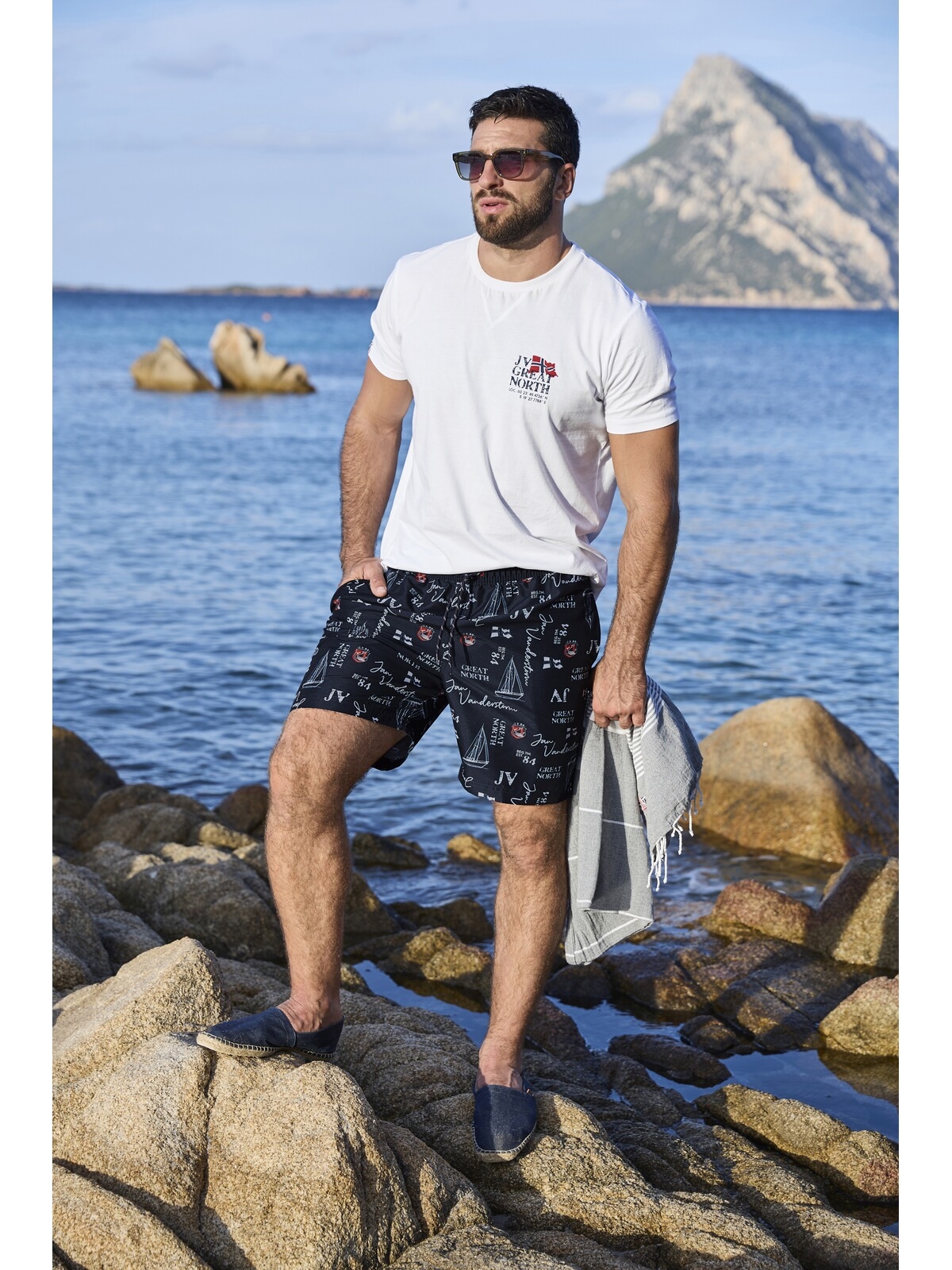 Jan Vanderstorm Badeshorts »Badeshort CORNELIS«