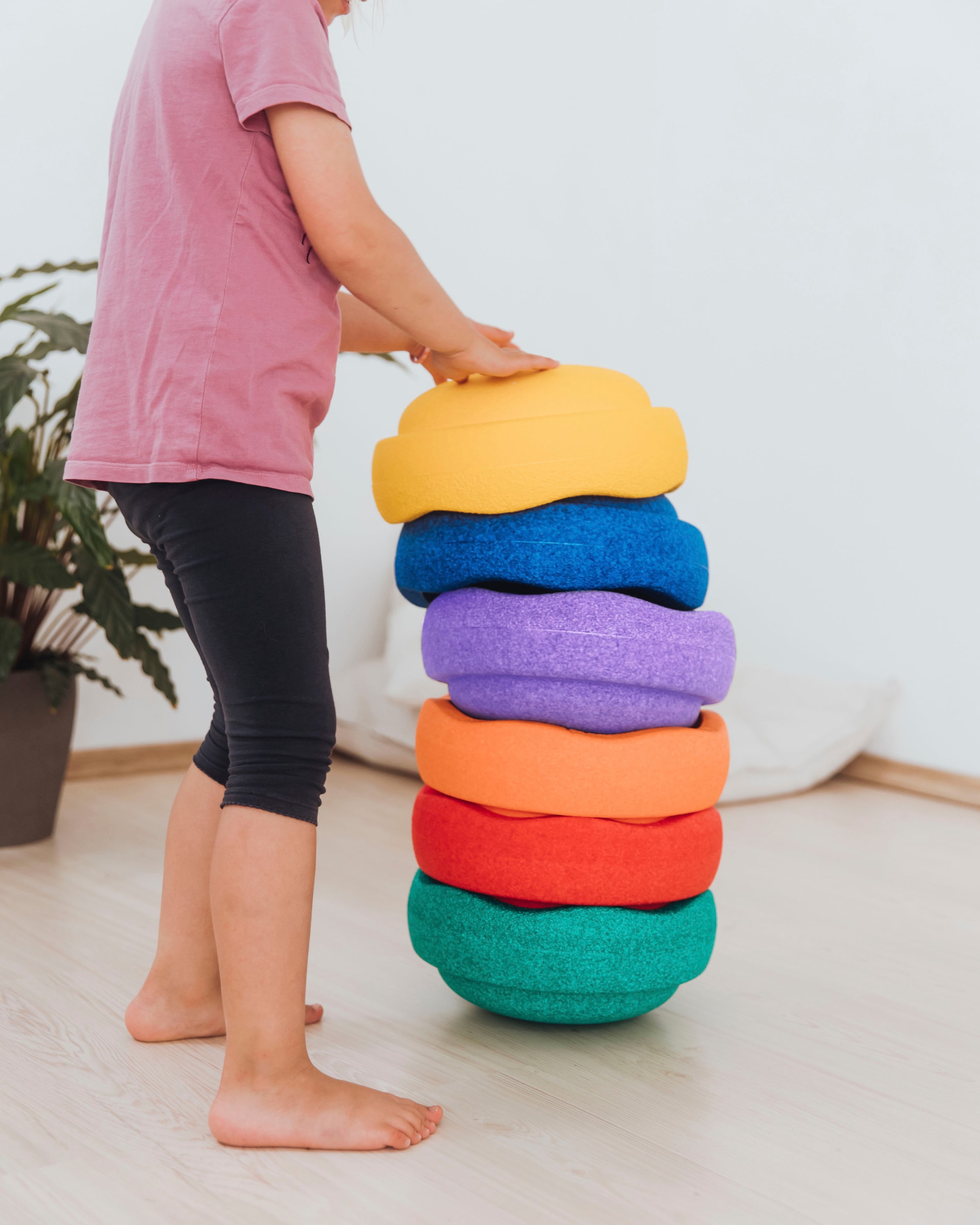 Stapelstein Balancetrainer »Rainbow basic«, 6 Stk.