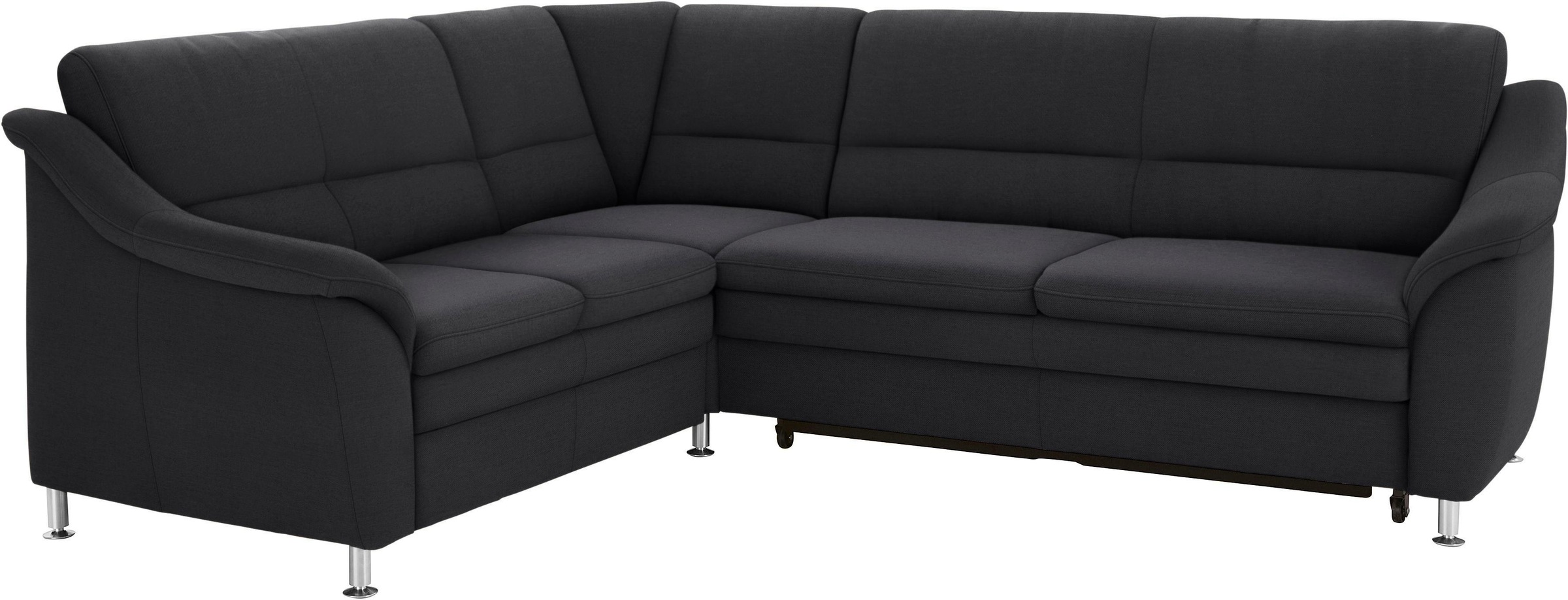 sit&more Ecksofa »Cardoso L-Form«, mit Federkern, wahlweise mit Bettfunktion und Schubkasten