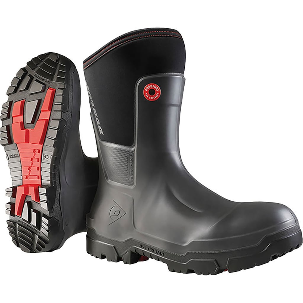 Dunlop_Workwear Gummistiefel »Snugboot Craftsman full safety« atmungsaktiv wasserdicht Kälte-Isolierung (°C) -50°C schwarz