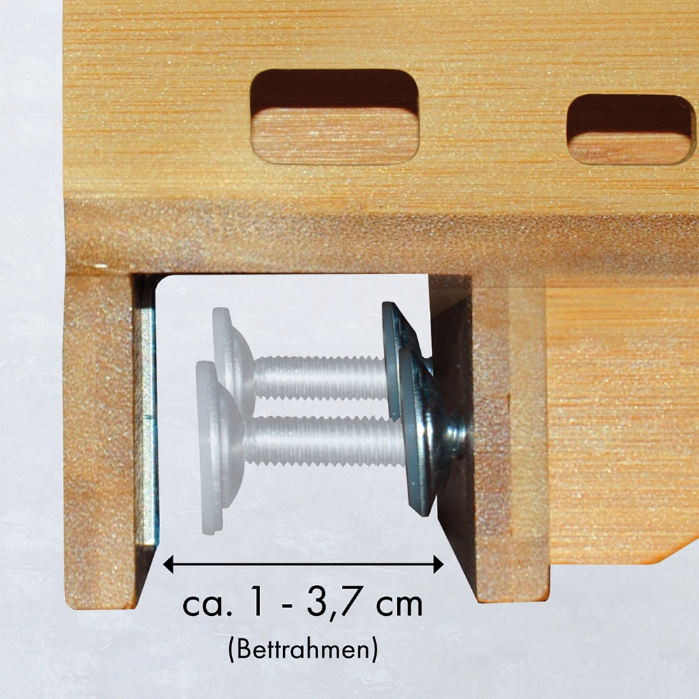 KESPER® Tablett, (1 tlg.), zum flexiblen Anklemmen an den Bettrand