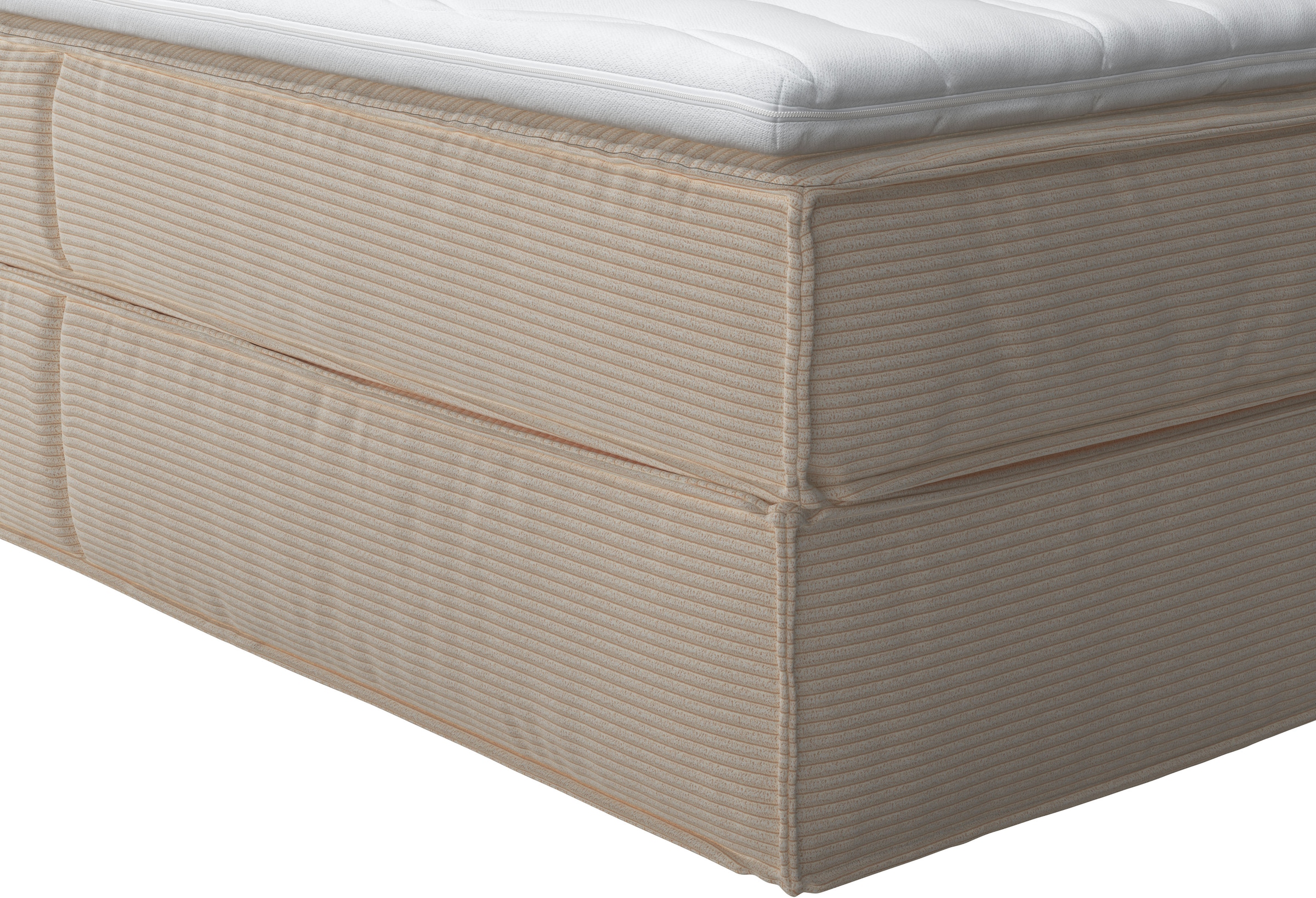 Home affaire Boxspringbett »Sacy«, Boxbett inkl. Topper, 2 Matratzen, Härtegrade H2, H3 und H4 wählbar