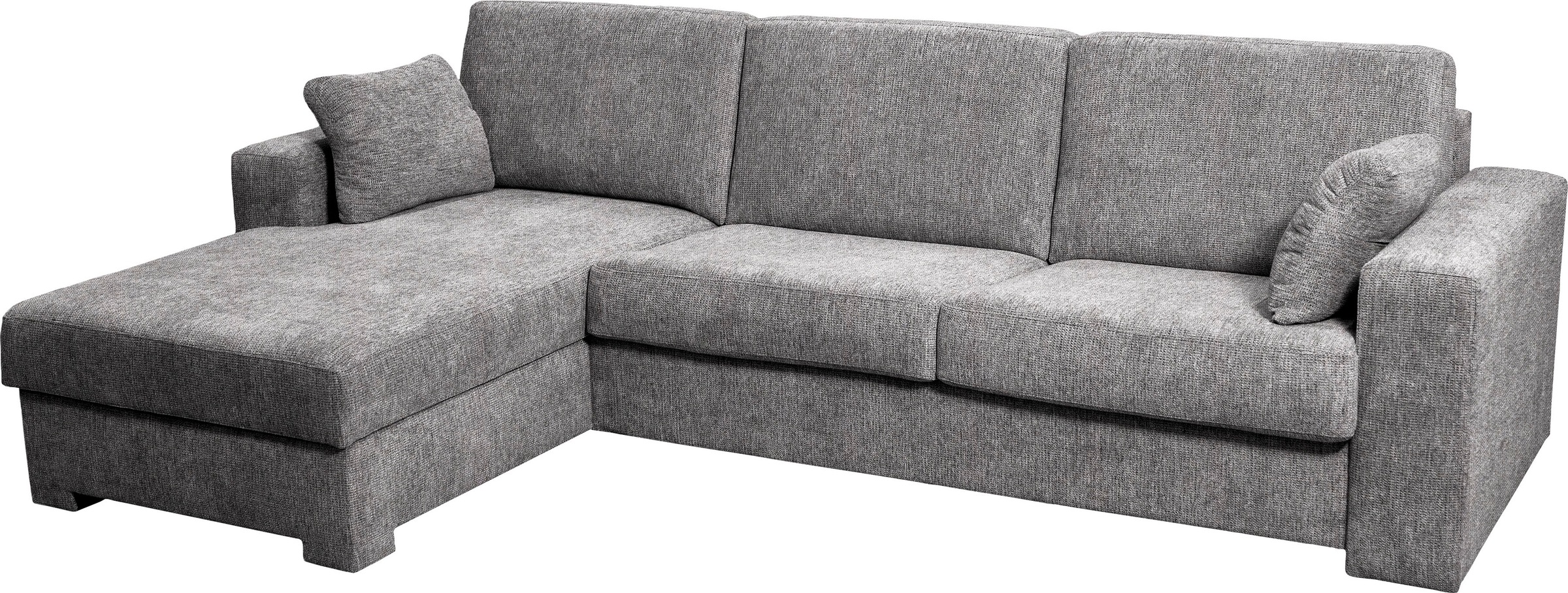 Home affaire Ecksofa »Roma "M" Matratzenhöhe 14 cm, Dauerschlaffunktion, mit Unterfederung,«, Liegemaße ca 143x198 cm, L-Form