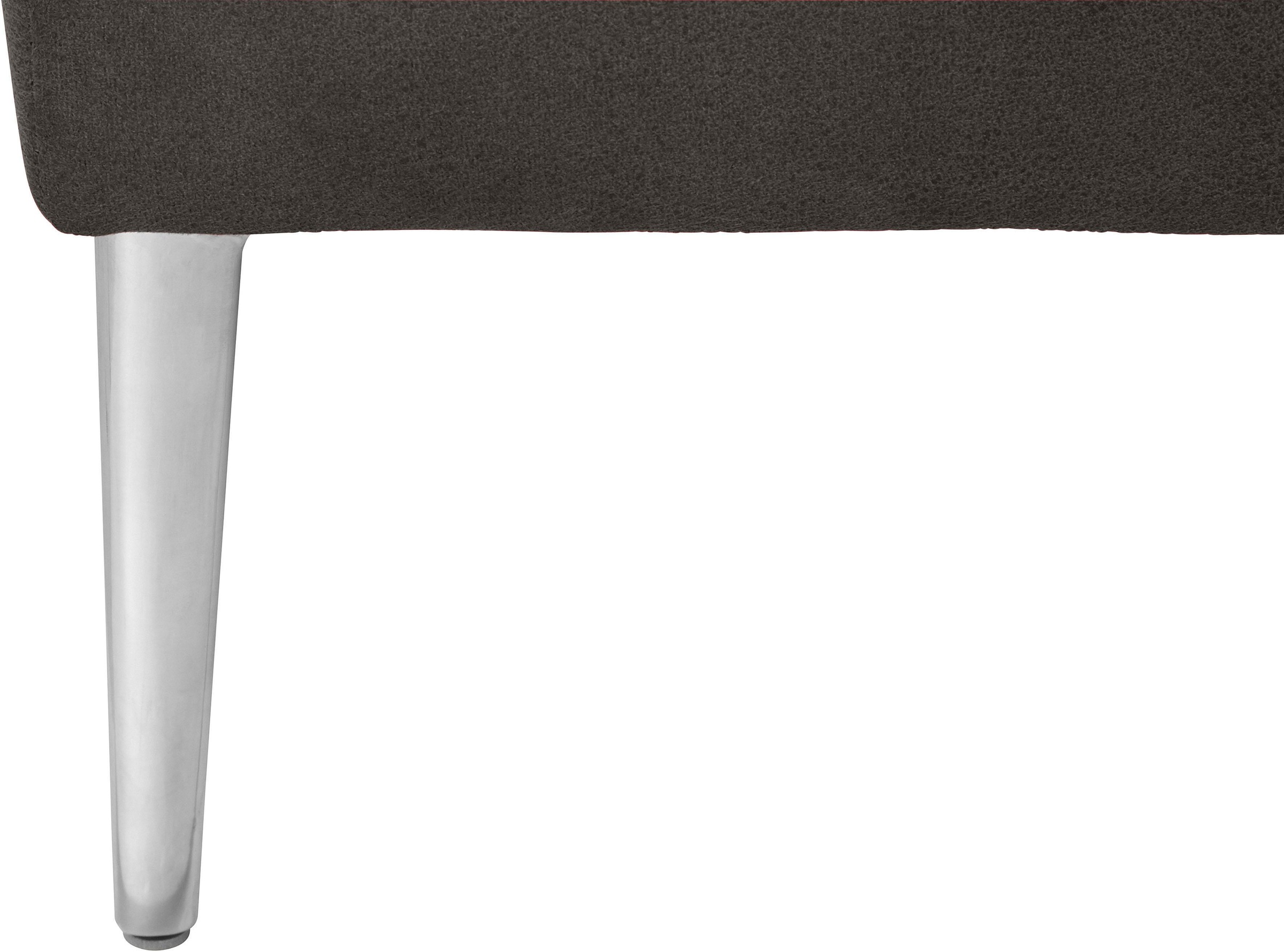 W.SCHILLIG Ecksofa »enjoy&MORE, Designsofa, elegant und bequem, L-Form«, mit Sitztiefenverstellung, Füße Chrom glänzend, Breite 310 cm