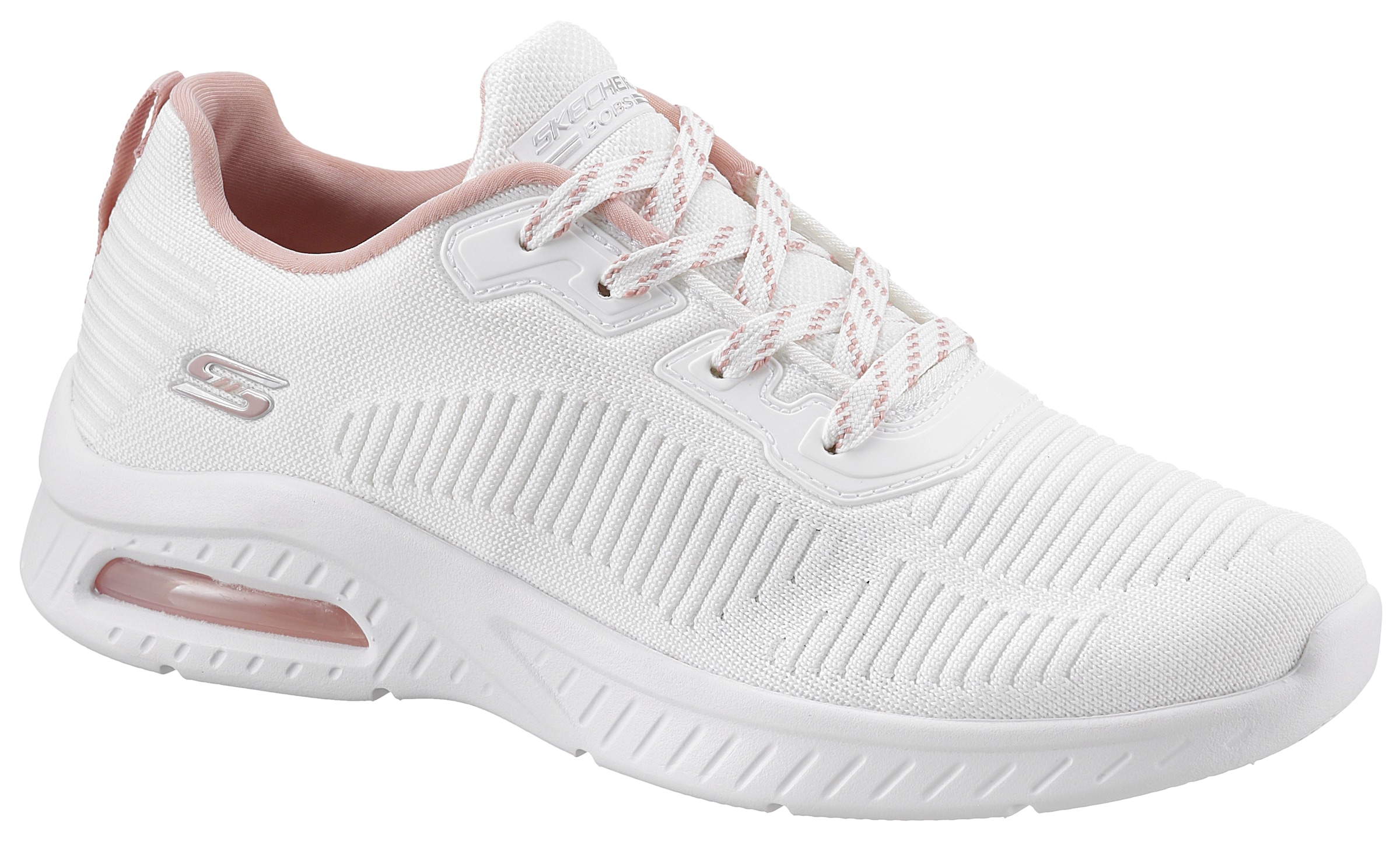 Skechers Sneaker »BOBS SQUAD CHAOS AIR«, mit gepolstertem Schaftrand, Freizeitschuh, Halbschuh, Schnürschuh