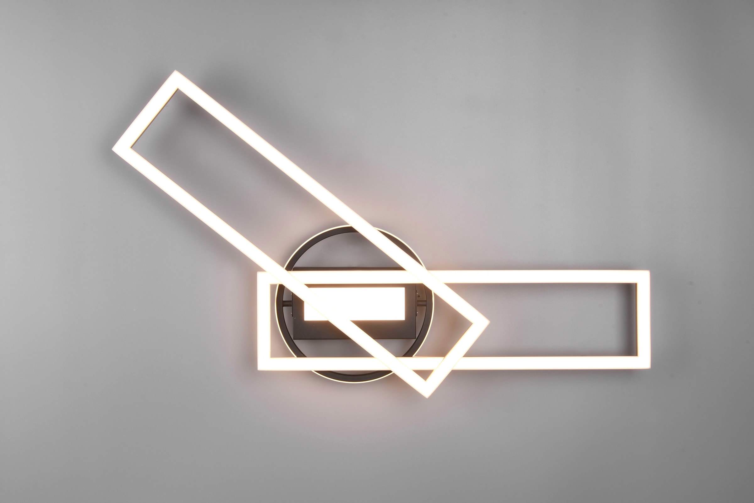 REALITY Leuchten »Twister« LED-Board 1 Stk. warmweiß - kaltweiß Deckenlampe 4500 Lumen Lichtfarbe einstellbar Fernbedienung Memory