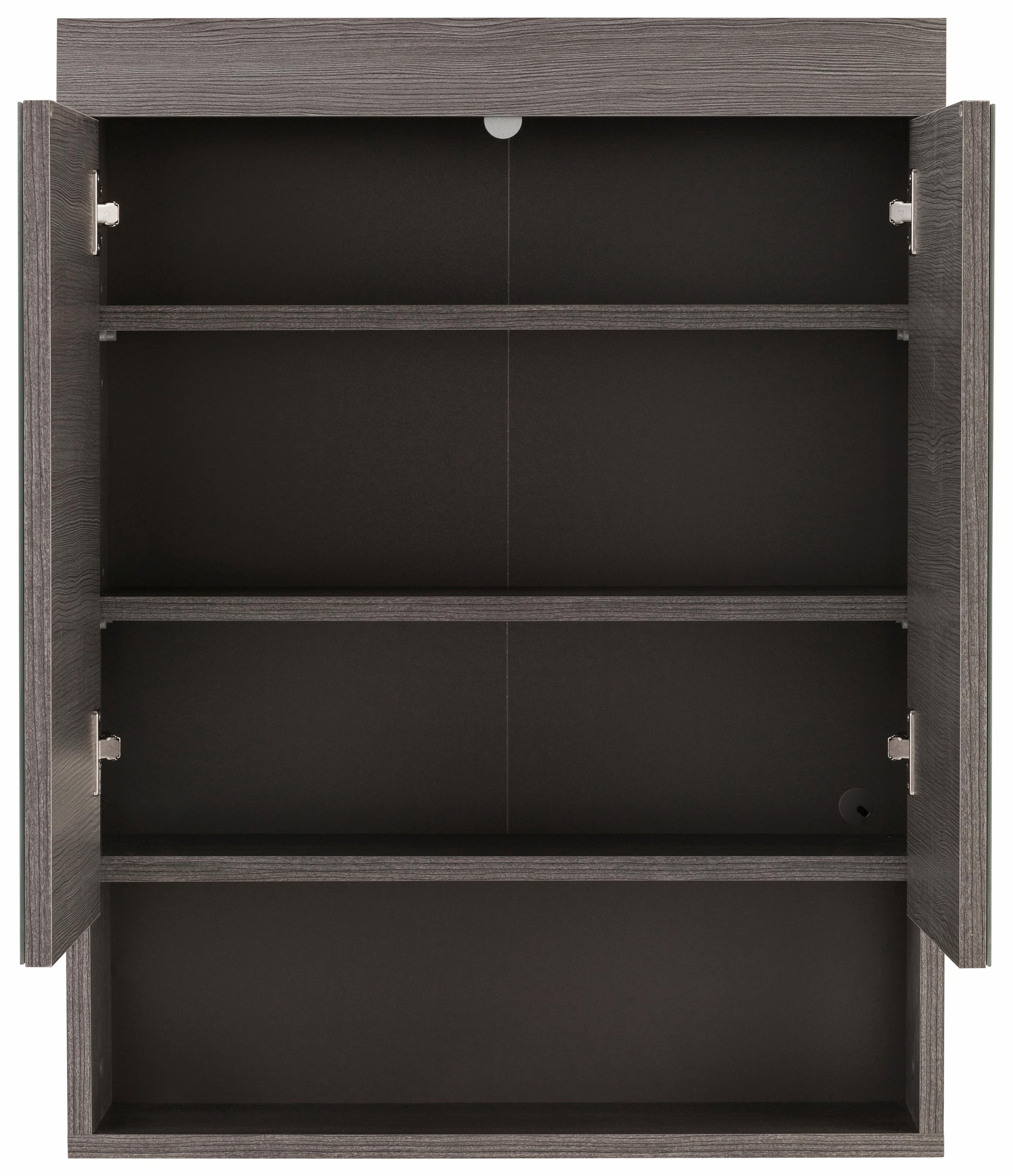 welltime Spiegelschrank »Royan«, Badezimmerspiegel mit offenem Fach - Maße (B/T/H) 58/18/75 cm
