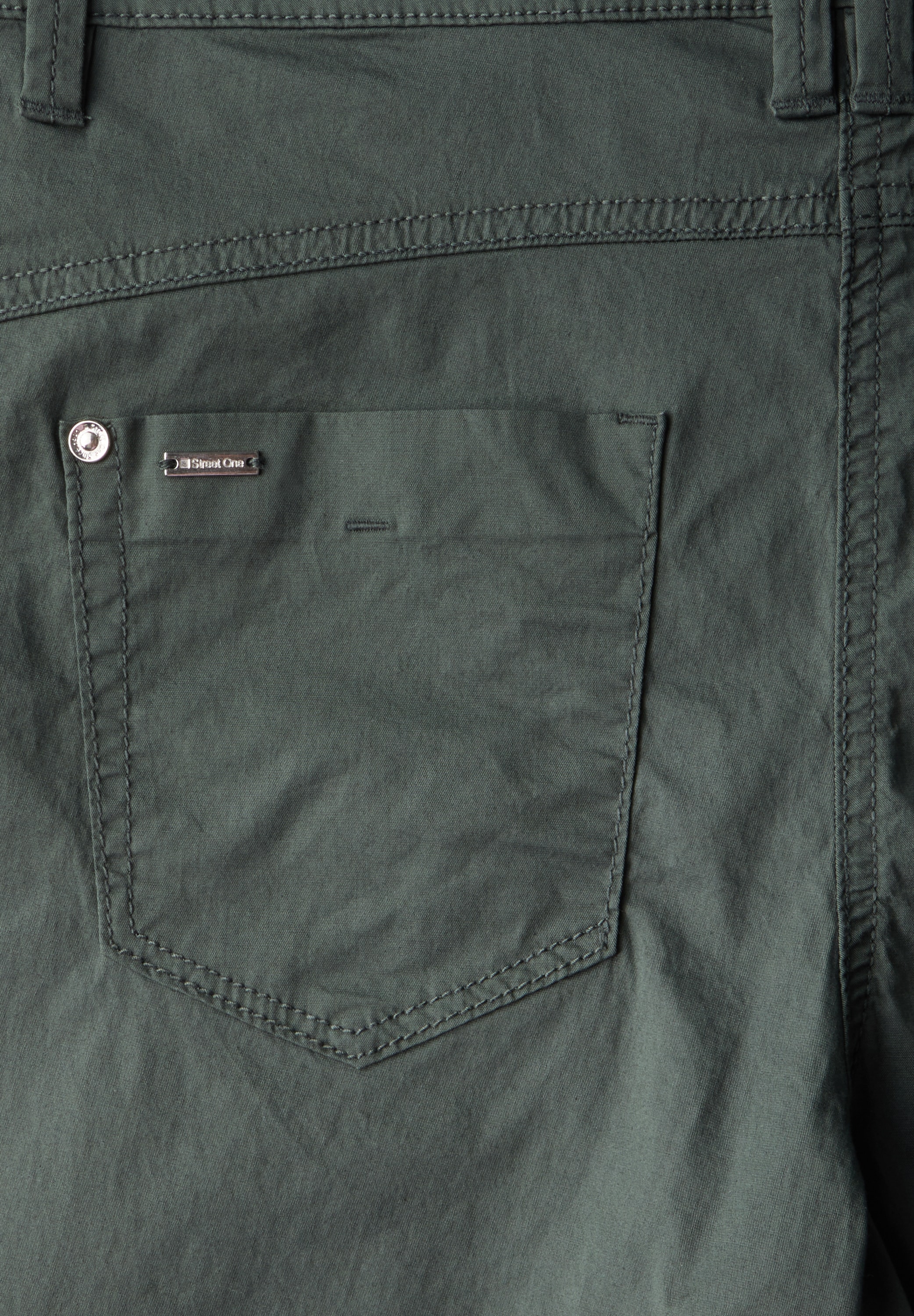 STREET ONE Bermudas »Style Yulius«, Sommerhose mit Turn-Up
