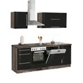 HELD MÖBEL Küchenzeile »Samos«, ohne E-Geräte, Breite 220 cm