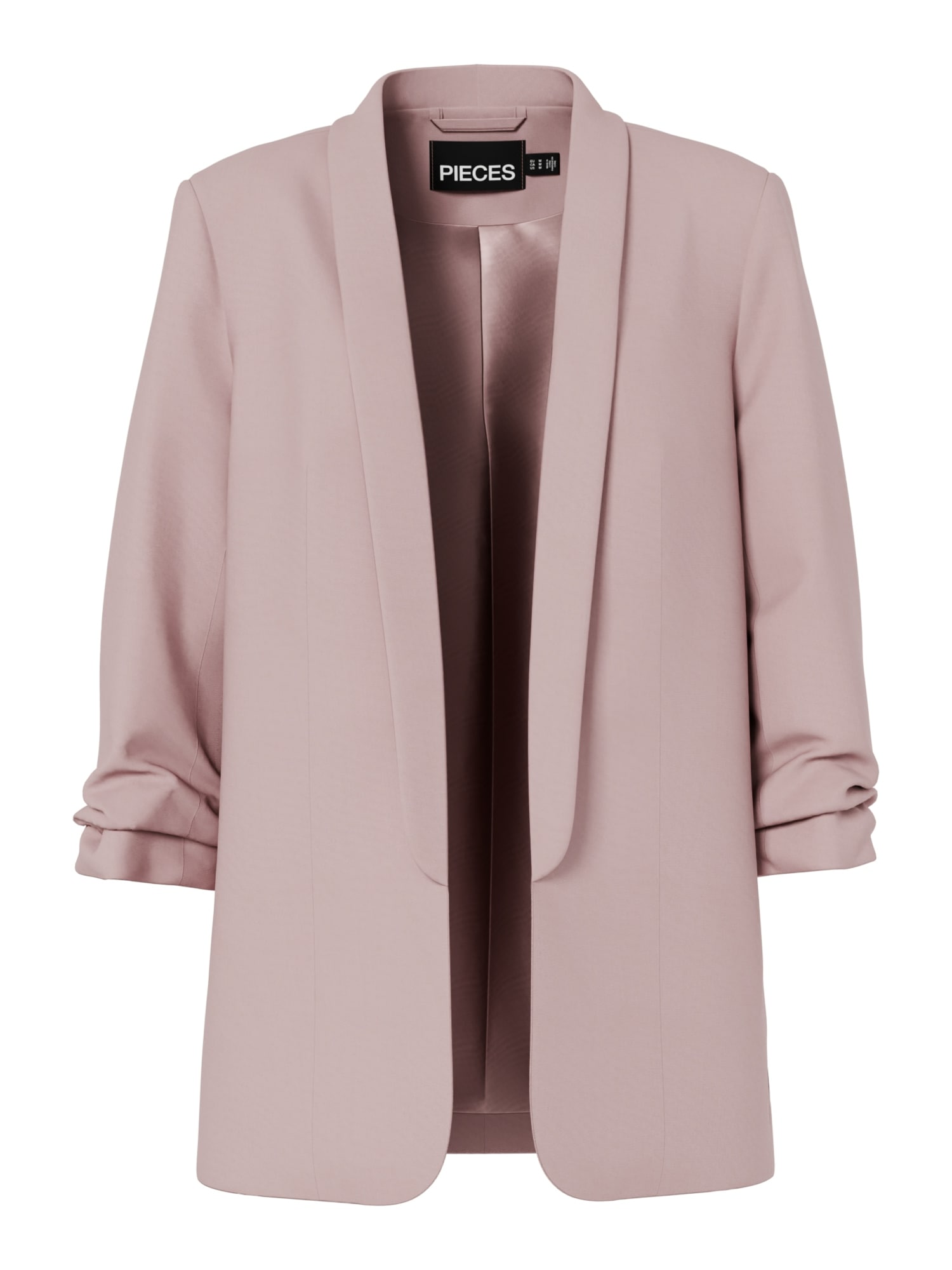 pieces Blusenblazer »PCBOSELLA 3/4 BLAZER NOOS«, mit Faltendetail am Ärmel