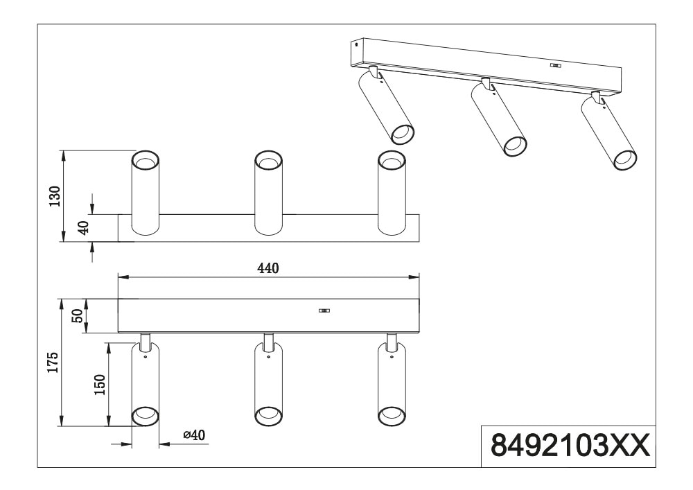 TRIO Leuchten LED Deckenstrahler »AMBALA, LED Spot, 500 Lumen CCT 2300/3000/4000K« LED-Board 1 Stk. Farbwechsler | warmweiß - kaltweiß in 3 Stufen dimmbar per Wandschalter, drehbar schwenkbar Spot