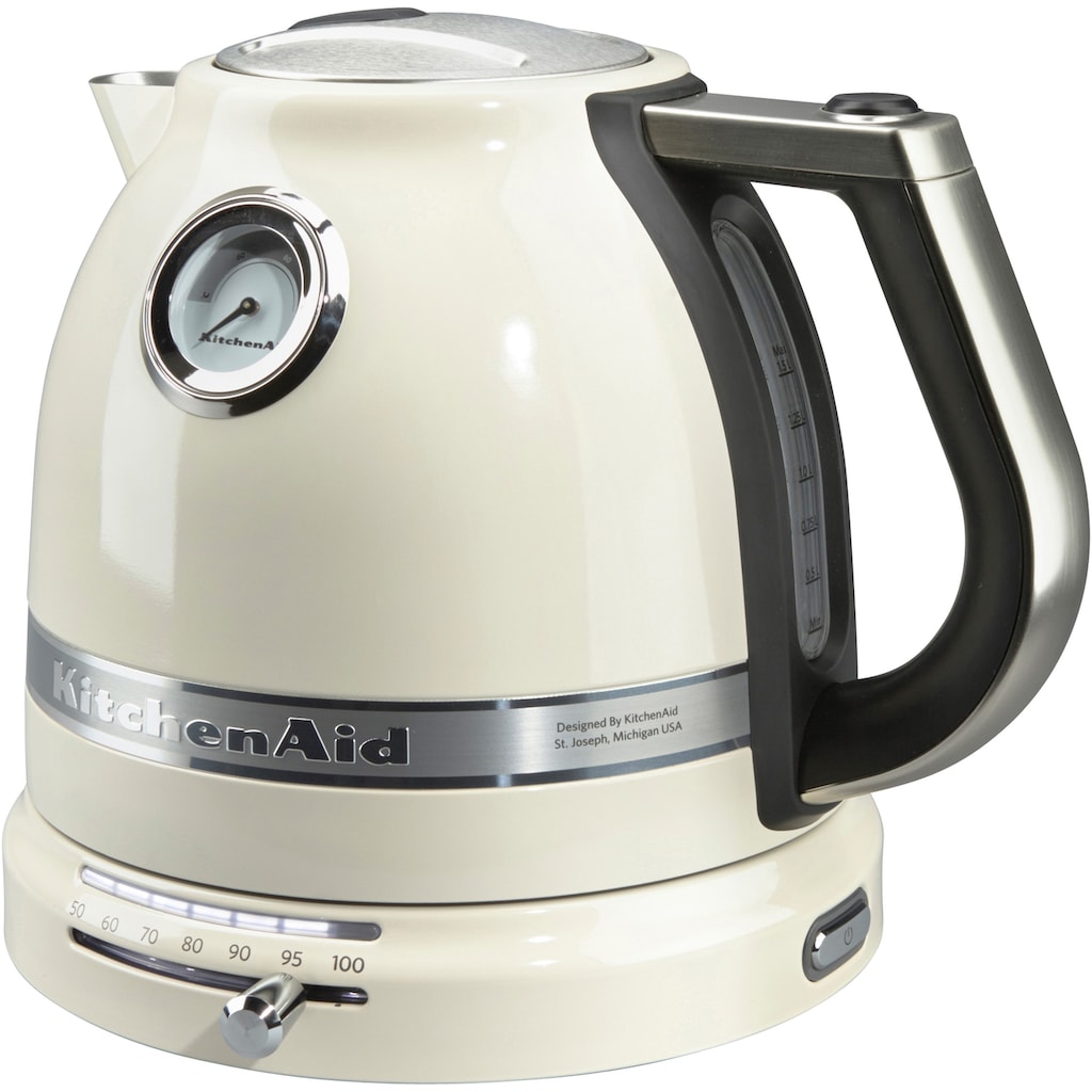 KitchenAid Wasserkocher »5KEK1522EAC ALMOND CREAM«, 1,5 l, 2400 W