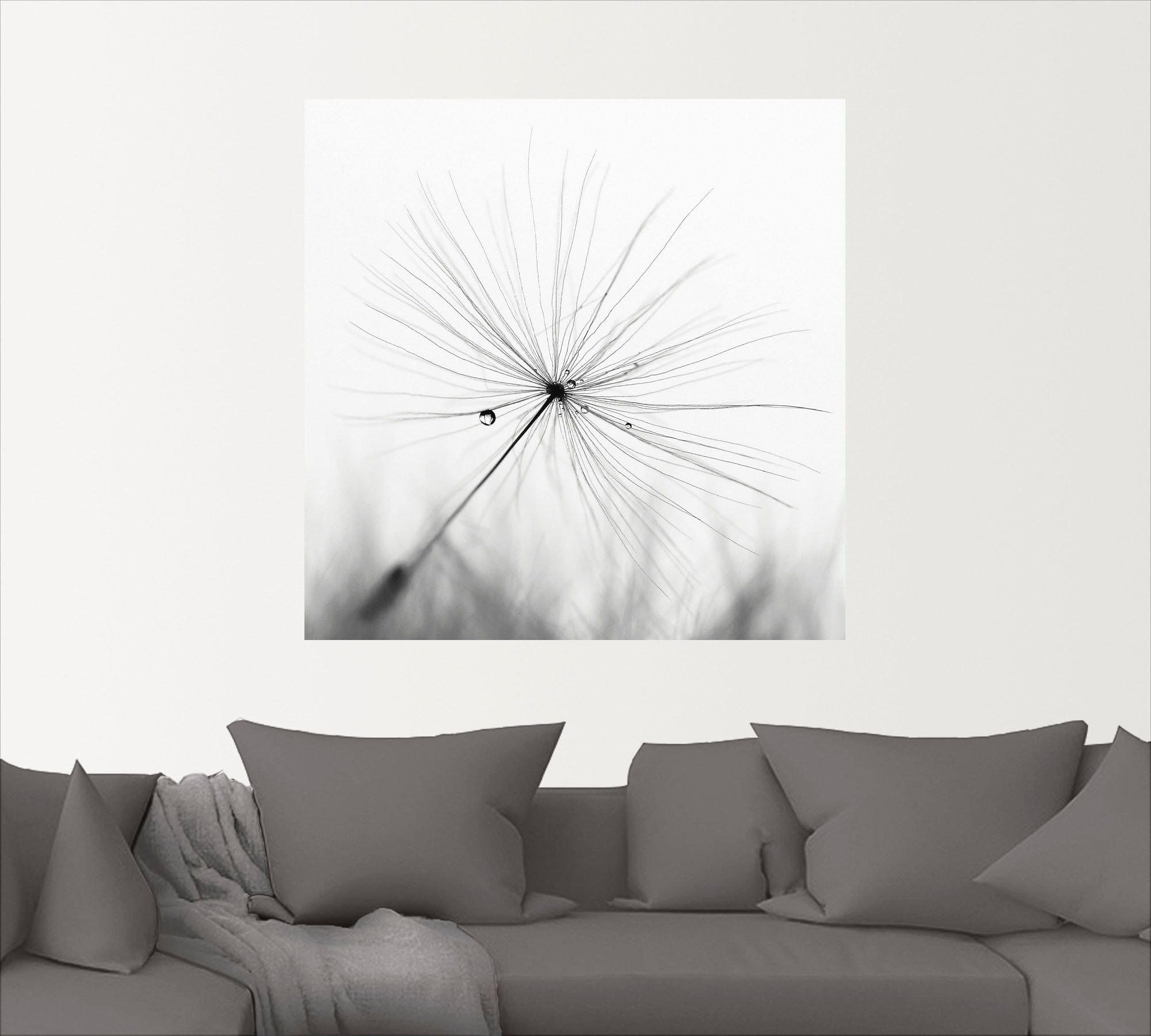 Artland Wandbild »Pusteblume Schirmchen«, Blumen, (1 St.), als Alubild, Outdoorbild, Leinwandbild, Poster, Wandaufkleber