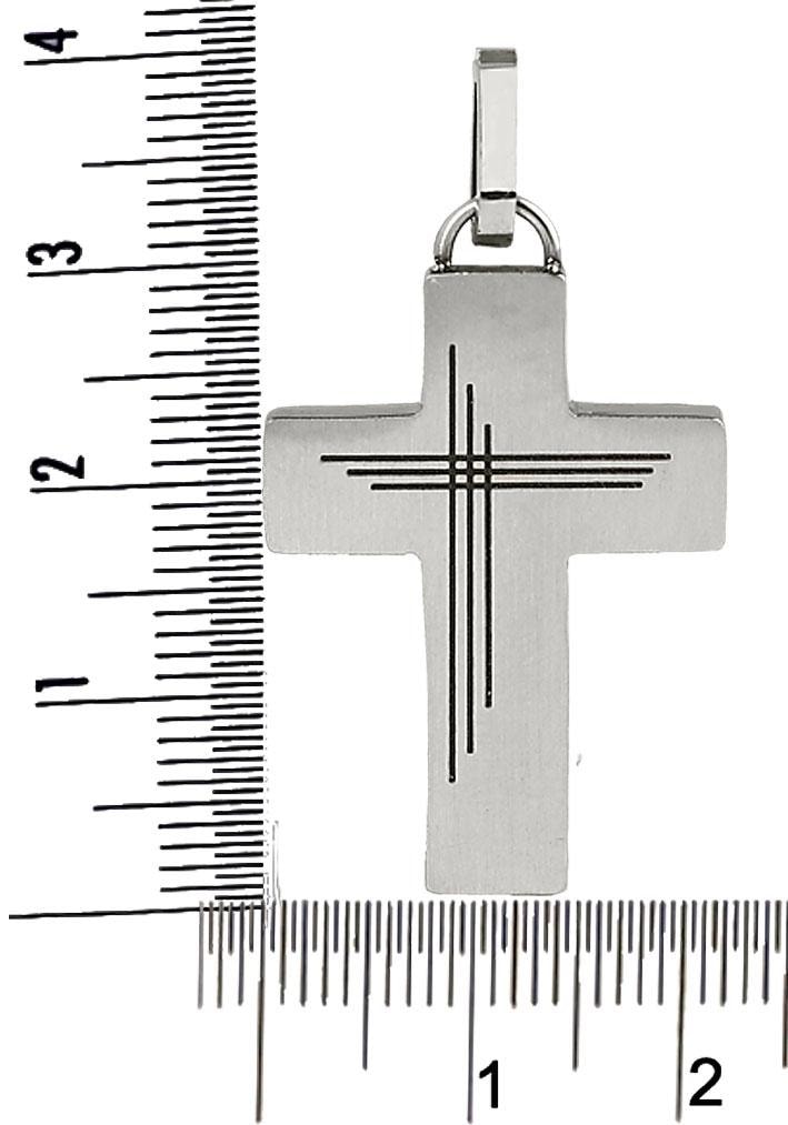 in bestellen bequem Germany Lasergravur, matt«, Made Firetti mit »Kreuz Kettenanhänger