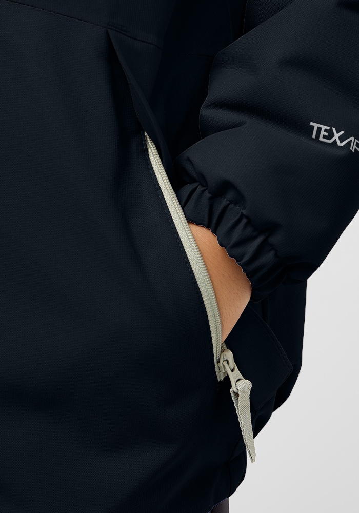 Jack Wolfskin Outdoorjacke »BLOCKY JACKET K«, mit Kapuze
