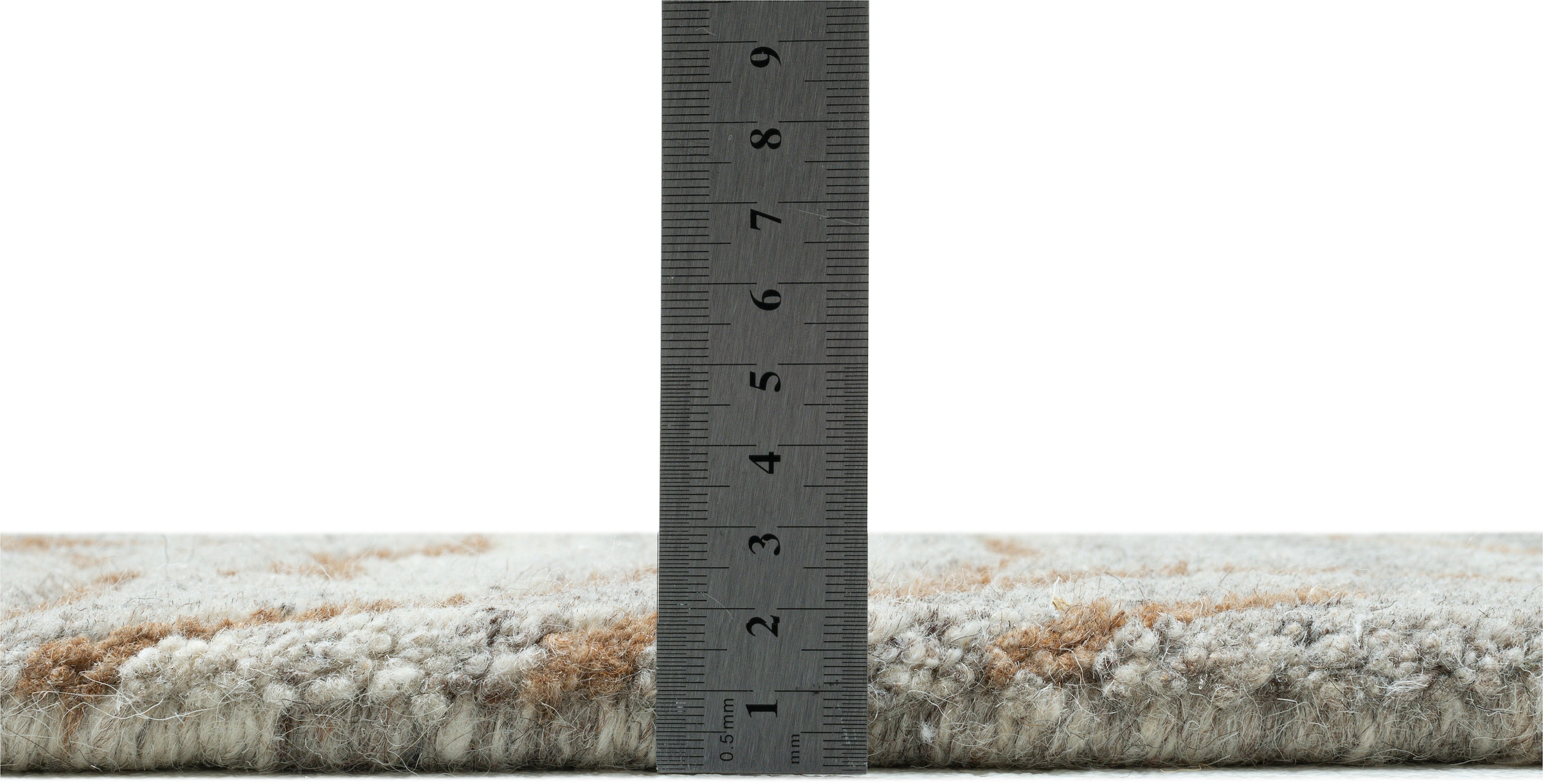 THEKO Wollteppich »Nakarta« rechteckig 12 mm Höhe reine Wolle, handgeknüpft, mit Bordüre