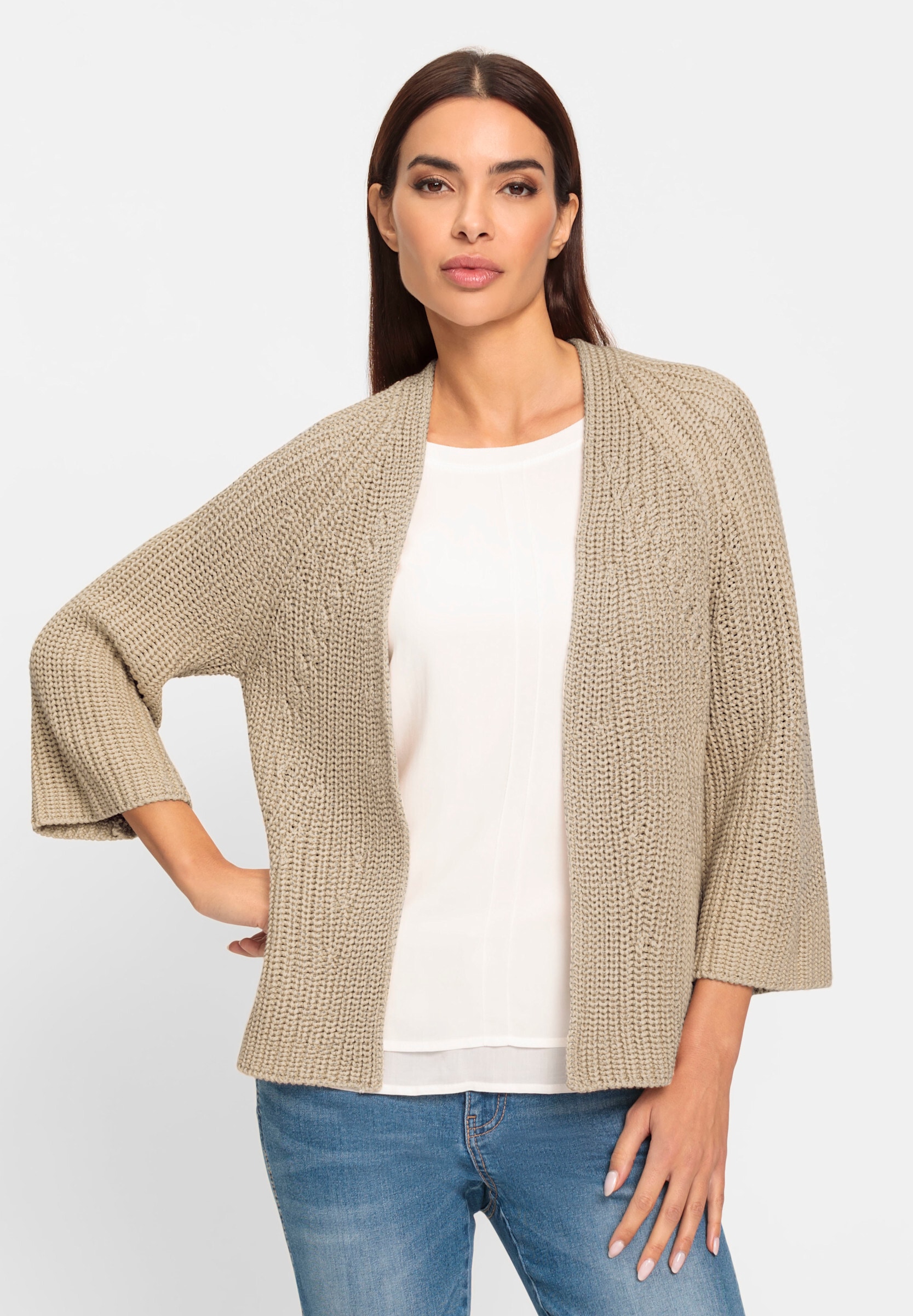 heine Strickjacke »Cardigan Cardigan in offener Form«