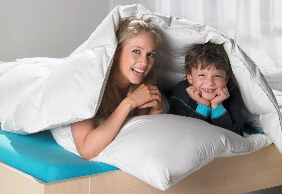 OBB, »Just Dream« warm Füllung 70Federn30Daunen 1 Stk. tlg., weiß, Obermaterial: 100% Baumwolle, B/L: 140 cm x 220 cm, weiß