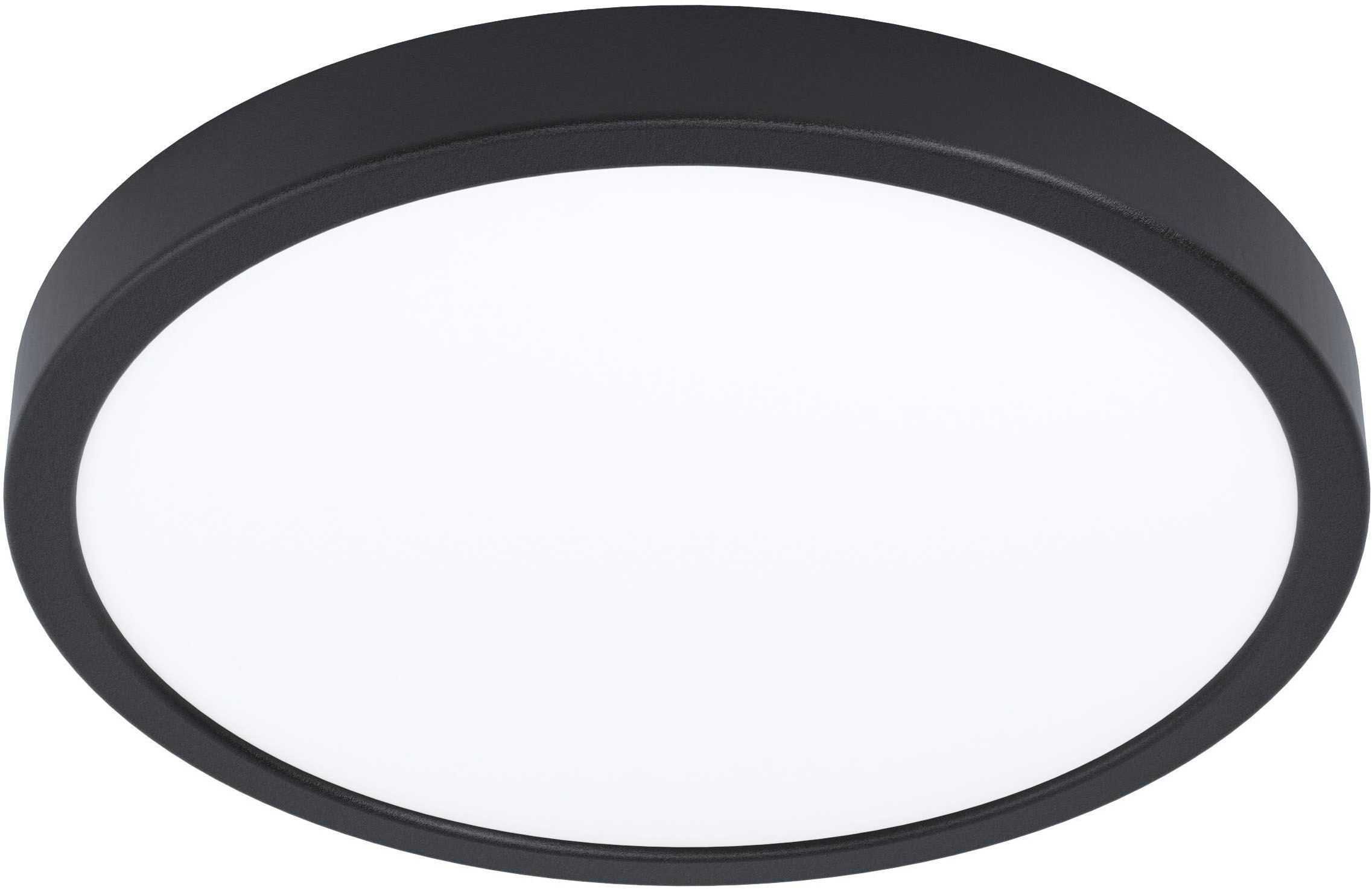 EGLO Aufbauleuchte »Fueva 5 Deckenleuchte, Stahl und Kunststoff, schwarz, weiß, Flurlampe« LED-Modul 1 Stk. Neutralweiß Ø 28,5 cm, Aufbauleuchte, Deckenlampe, LED Aufbaulampe, Lampe