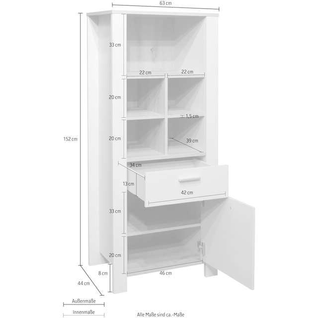 Mäusbacher Stauraumschrank »Nele«, Höhe 152 cm bequem bestellen