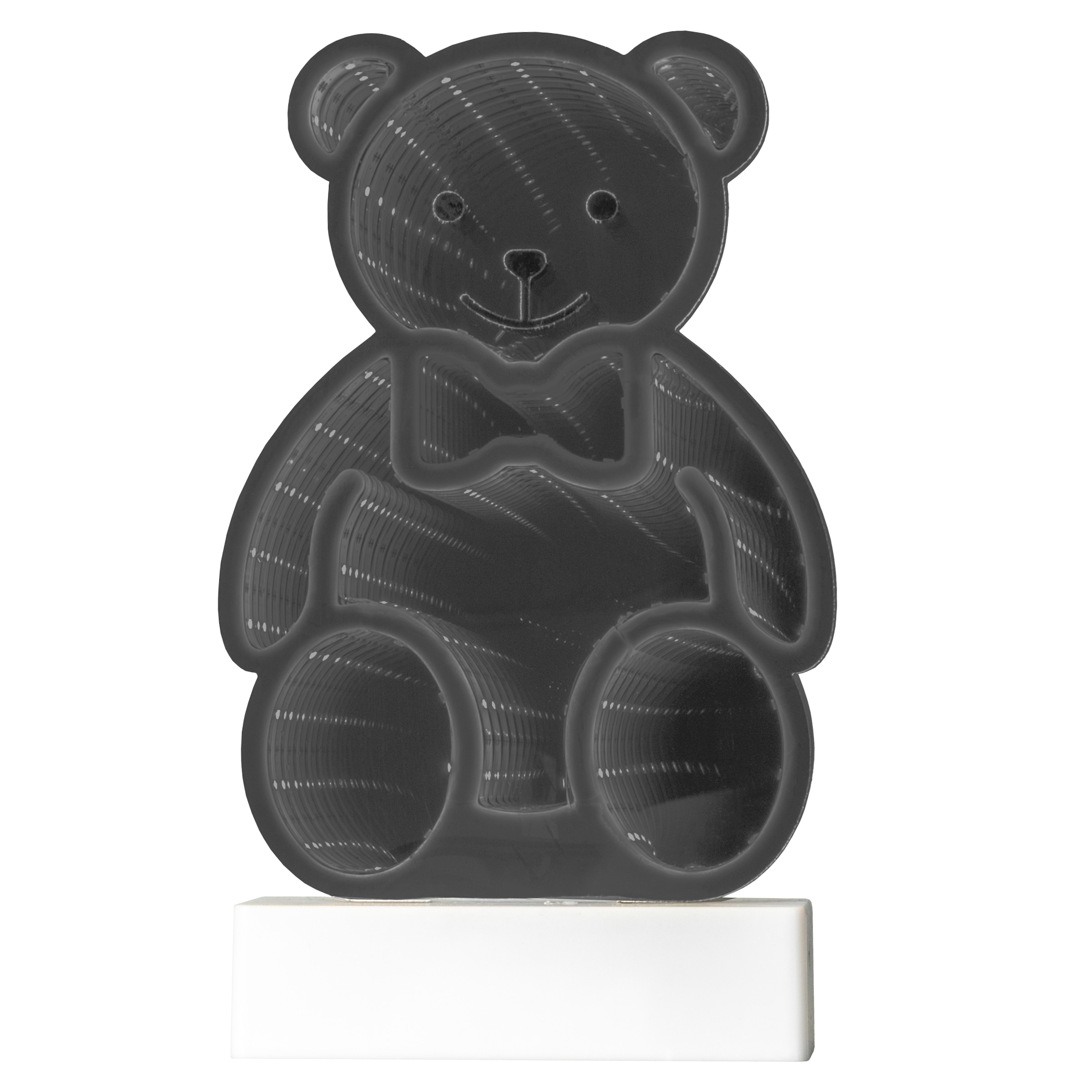 my home LED Dekolicht »Evaya - Teddybär« LED-Modul Warmweiß Infinity Effekt, Deko für Innen, beidseitig beleuchtet, Nachtlicht