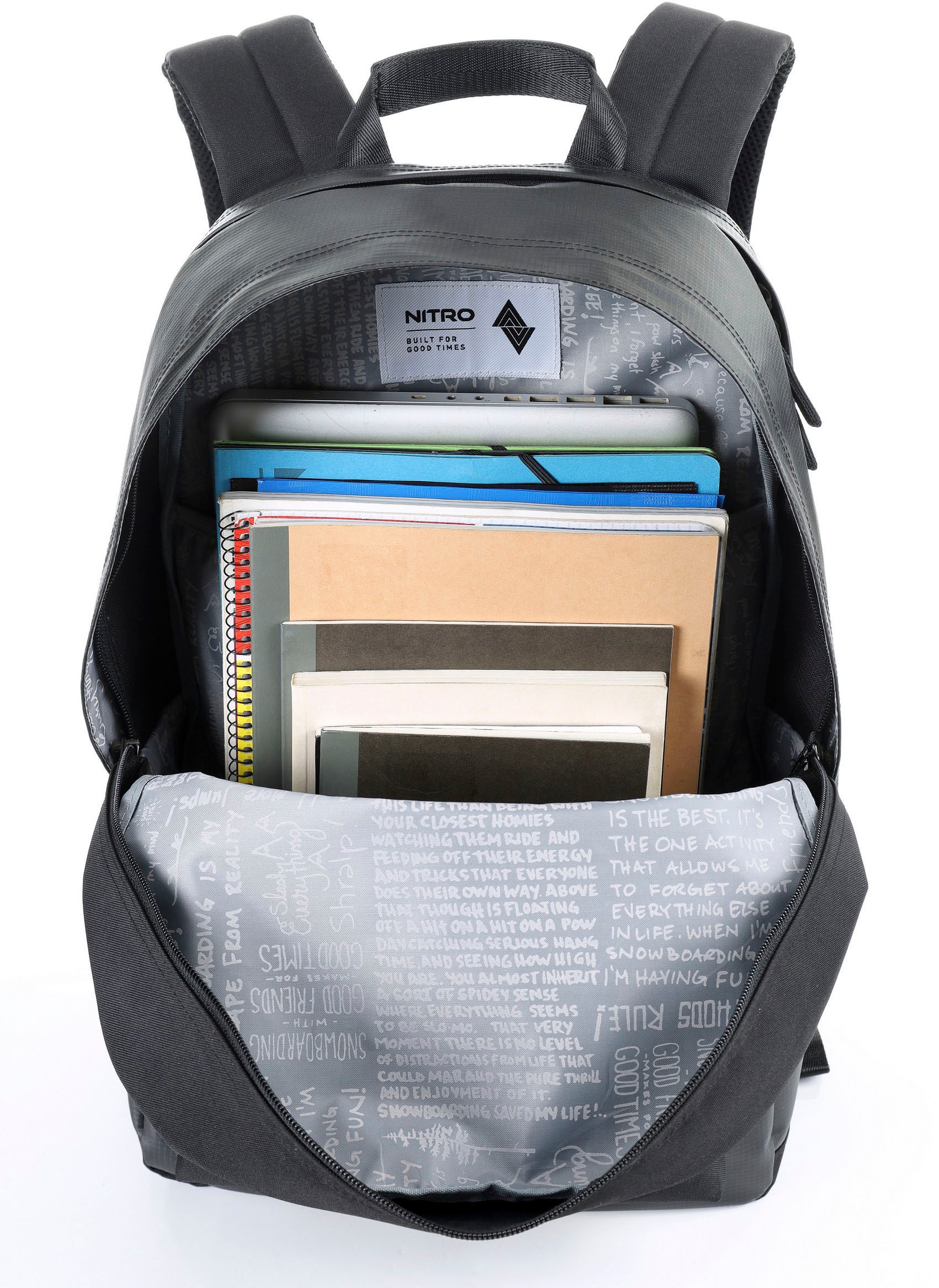 NITRO Freizeitrucksack »Urban Plus«, Daypack, Streetpack im Retro-Look, Alltagsrucksack, Schulrucksack