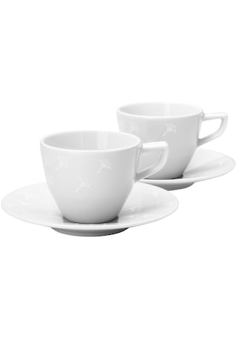 Espressotasse »JOOP! FADED CORNFLOWER«, (Set, 2 tlg.), mit Kornblumen-Verlauf als...