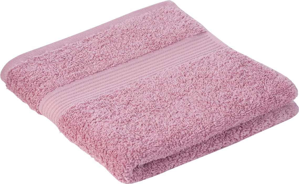 Gözze Handtücher »New York« im Set, moderne Uni-Farben, mit strukturierter Borte, reine Baumwolle