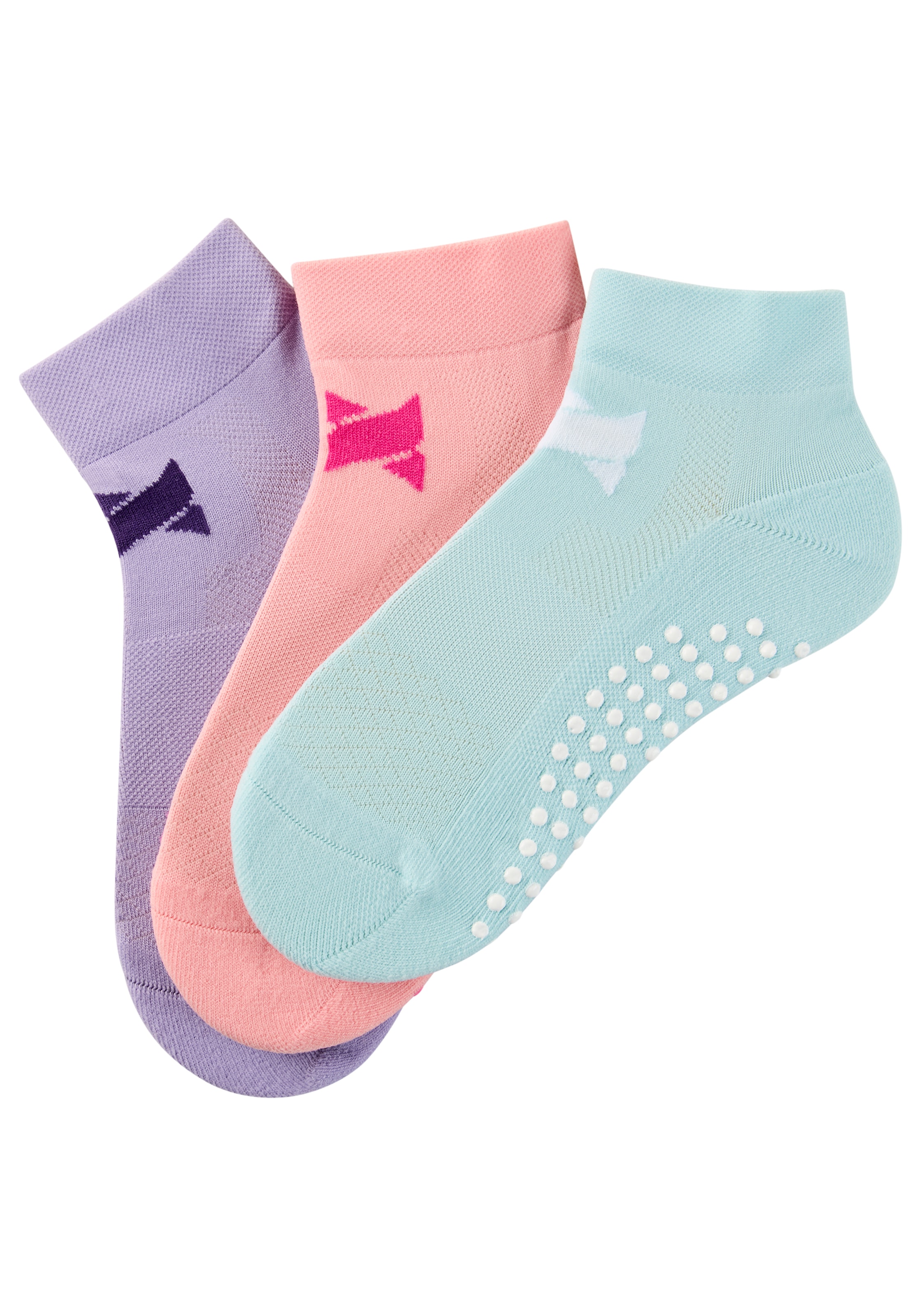 XTREME sockswear ABS-Socken »Panther Yoga-Socks«, (Packung, 3 Paar), Antirutsch-Sohle