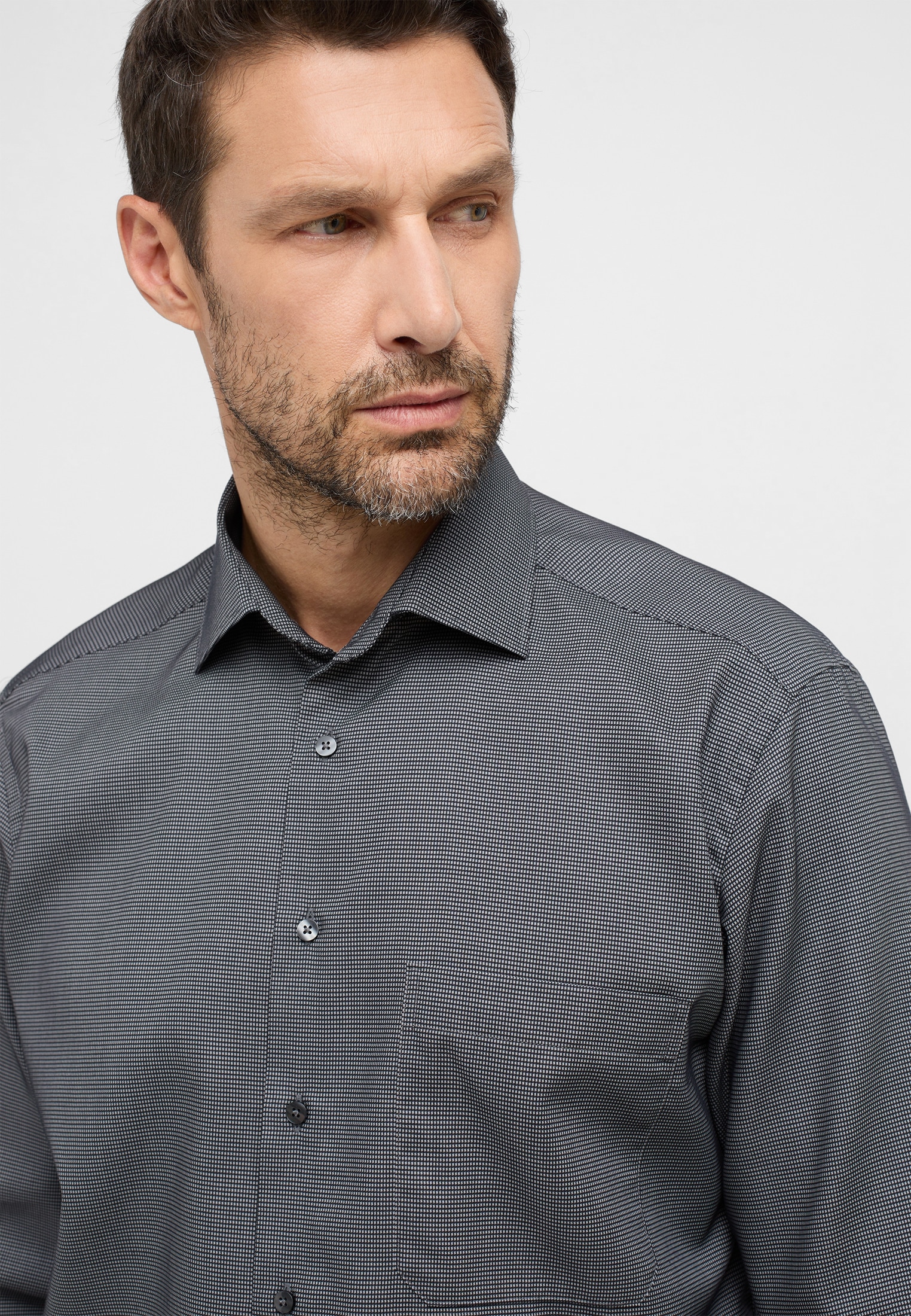 Eterna Langarmhemd »COMFORT FIT« NON IRON (bügelfrei)