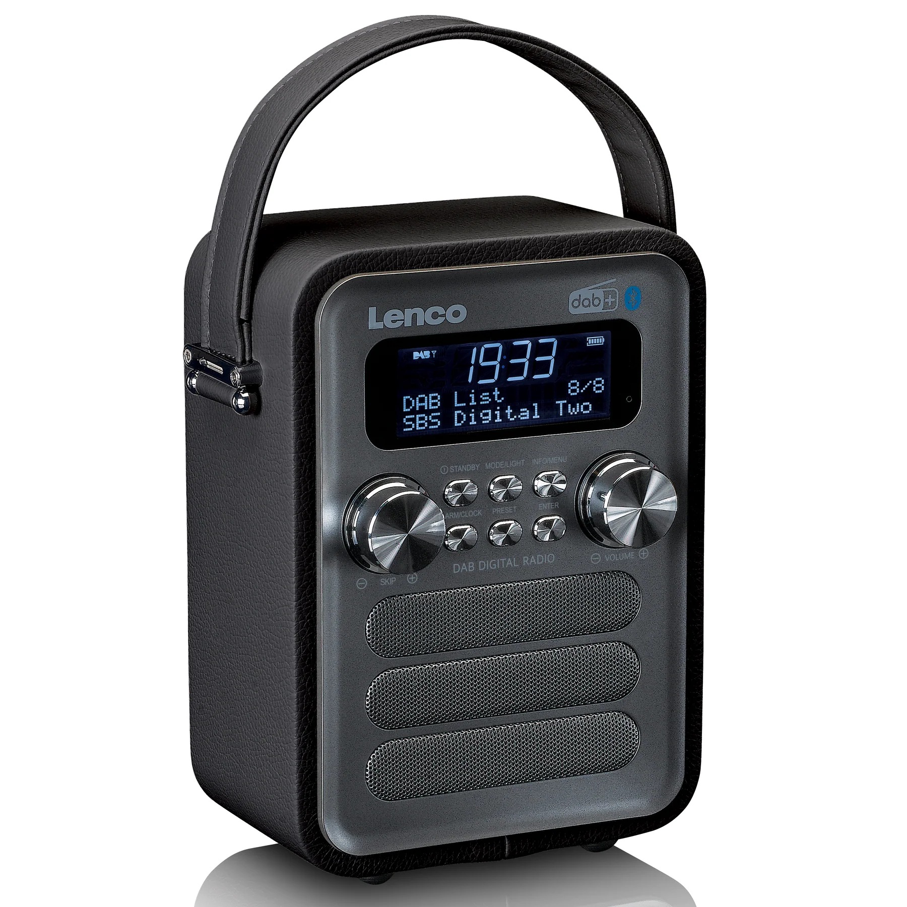 Lenco Digitalradio (DAB+) »PDR-051« (Bluetooth Digitalradio (DAB+) | FM-Tuner mit RDS ) mit Subwoofer, Bluetooth und Sleep-Timer