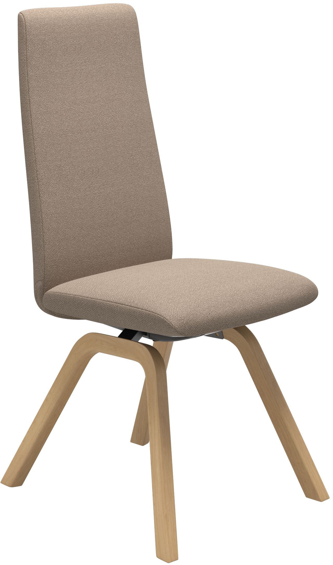 Stressless® Polsterstuhl »Laurel«, ROHLEDER Stoff Q2 FARON, High Back, Größe M, mit schräggestellten Beinen in Eiche natur