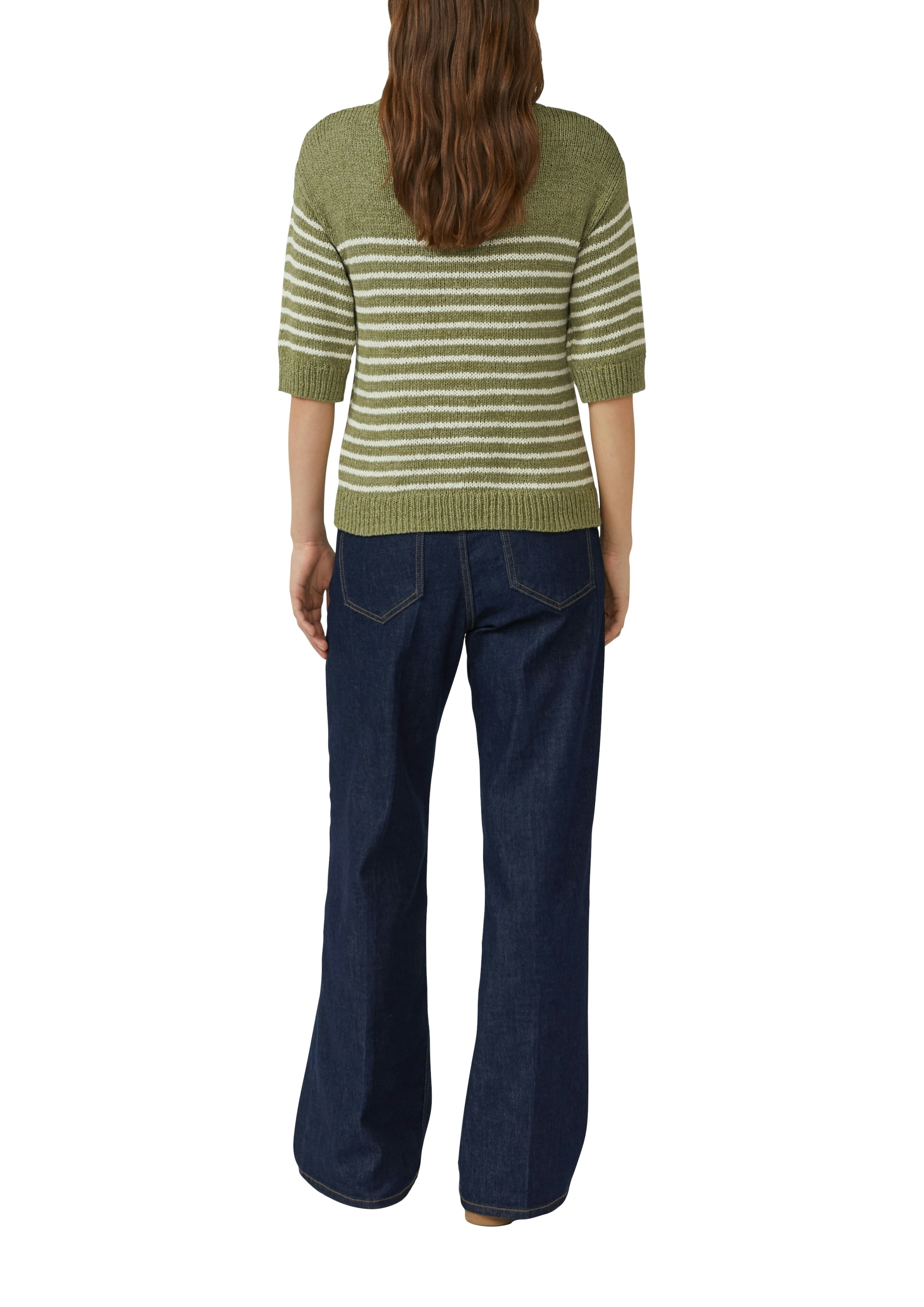s.Oliver 3/4 Arm-Pullover mit Streifen