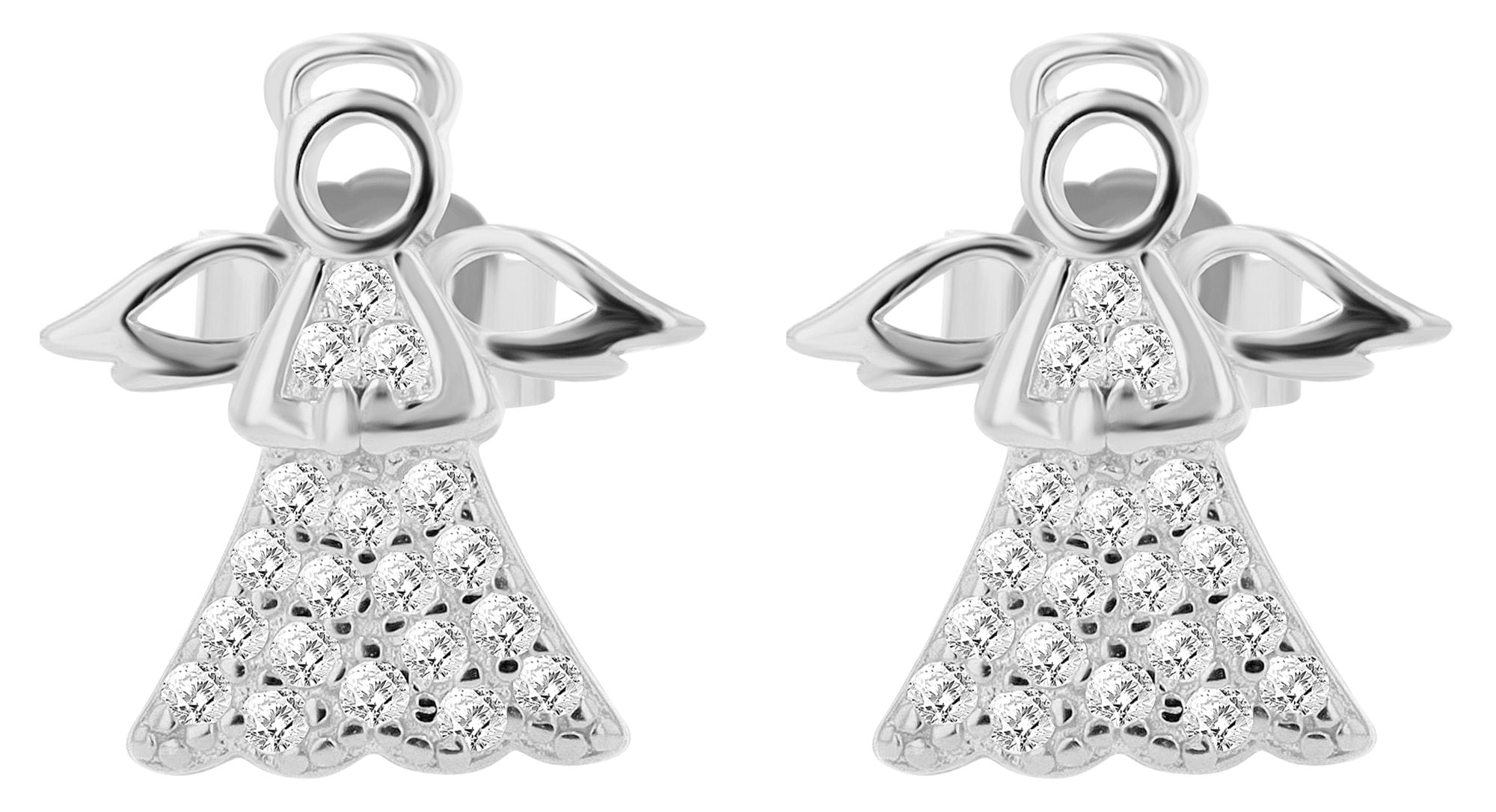 Adelia´s Paar Ohrstecker »Damen Ohrringe ¿ Ohrstecker aus 925 Silber«