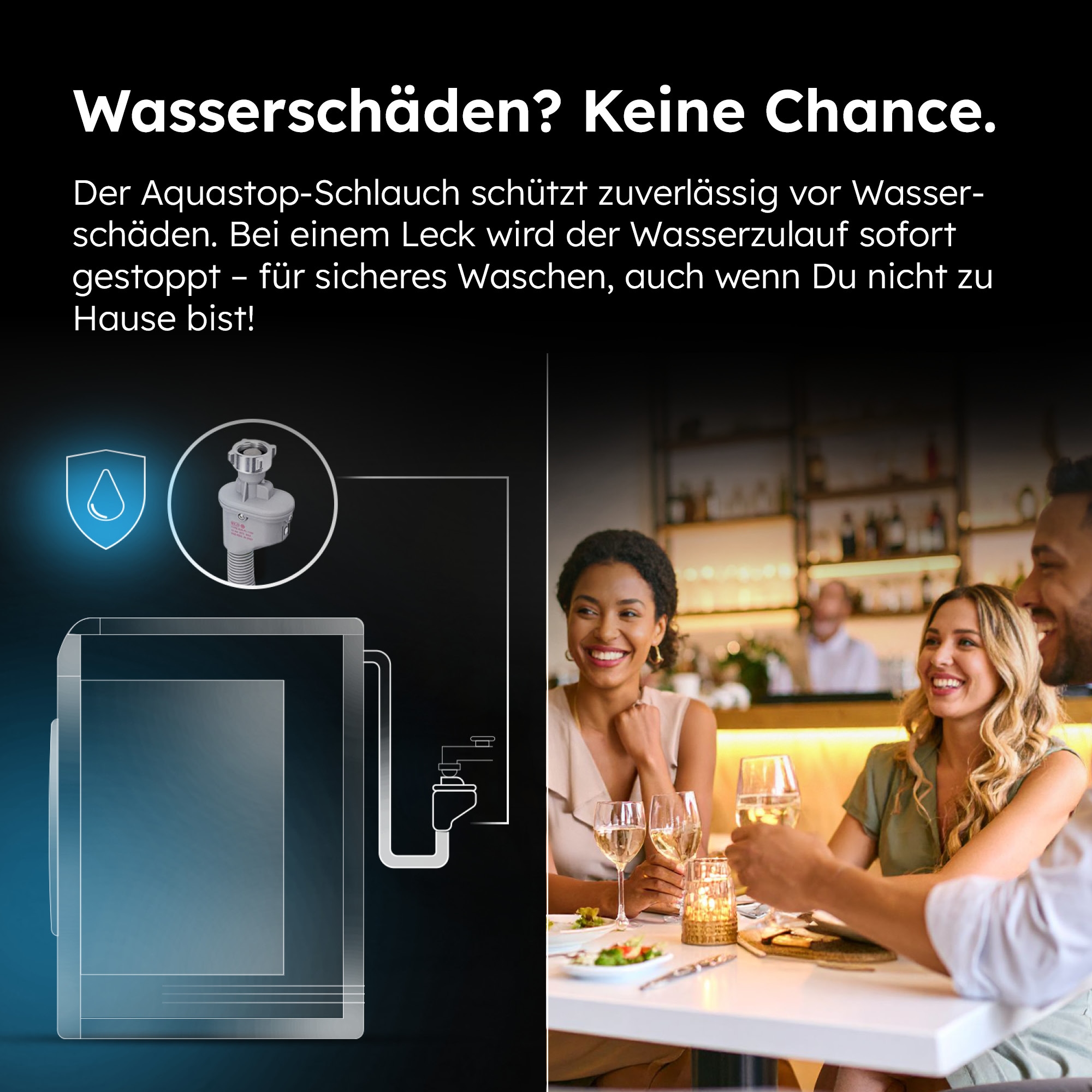 Haier Waschmaschine MINI-WASHER »HW50-BP12307«, 5 kg, 1200 U/min, besonders kompakte Maße (70 cm Höhe, 51 cm Breite)
