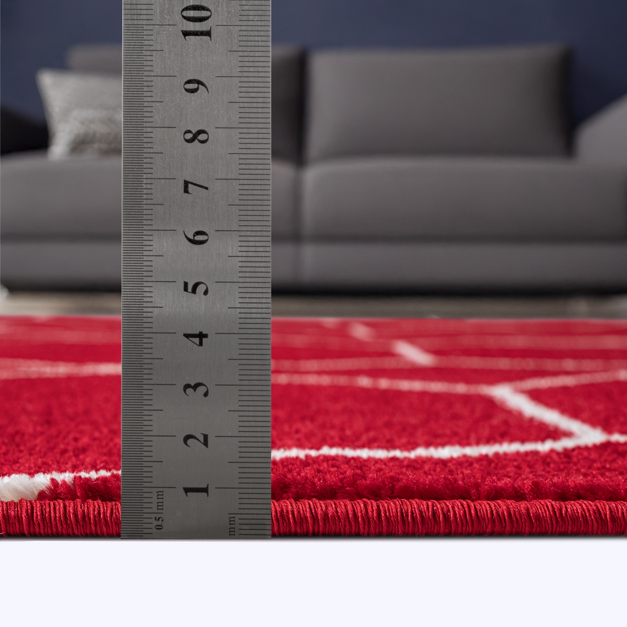 Sanat Teppich »Trellis« rechteckig 10 mm Höhe Kurzflor, skandi, boho, auch als Läufer und in rund