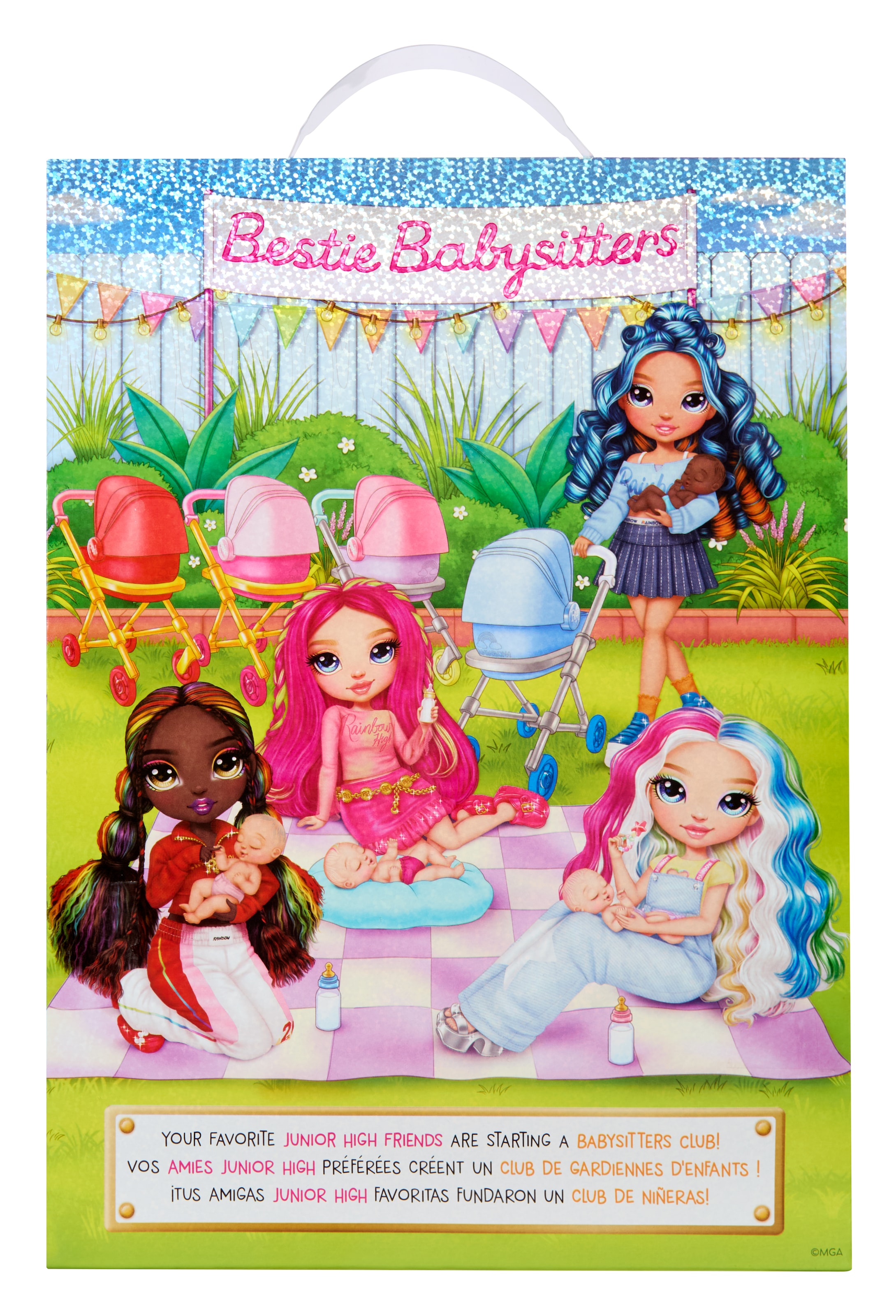 RAINBOW HIGH Anziehpuppe »Jr High Bestie Babysitters Fashion Doll- Amaya«